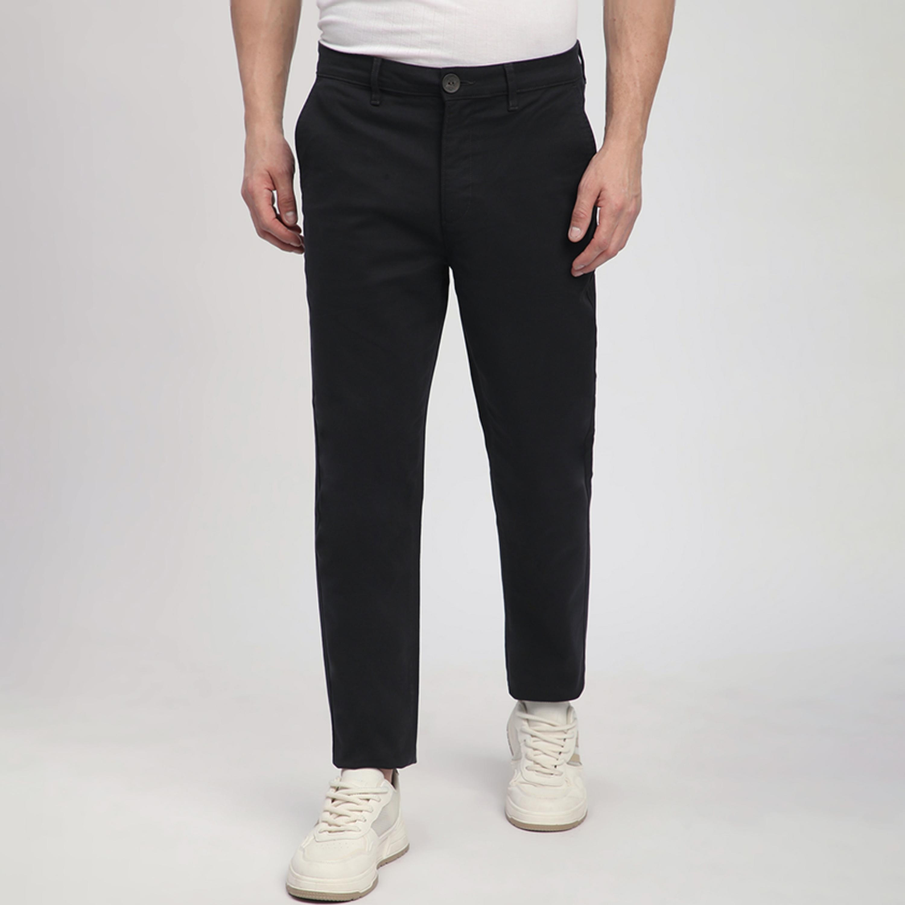 بنطلون تشينو رجالي سادة متوسط الارتفاع مع زر وسحاب من بيفرلي هيلز بولو كلوب-men-clothing-bottoms-trousersandchinos-chinos-image-5