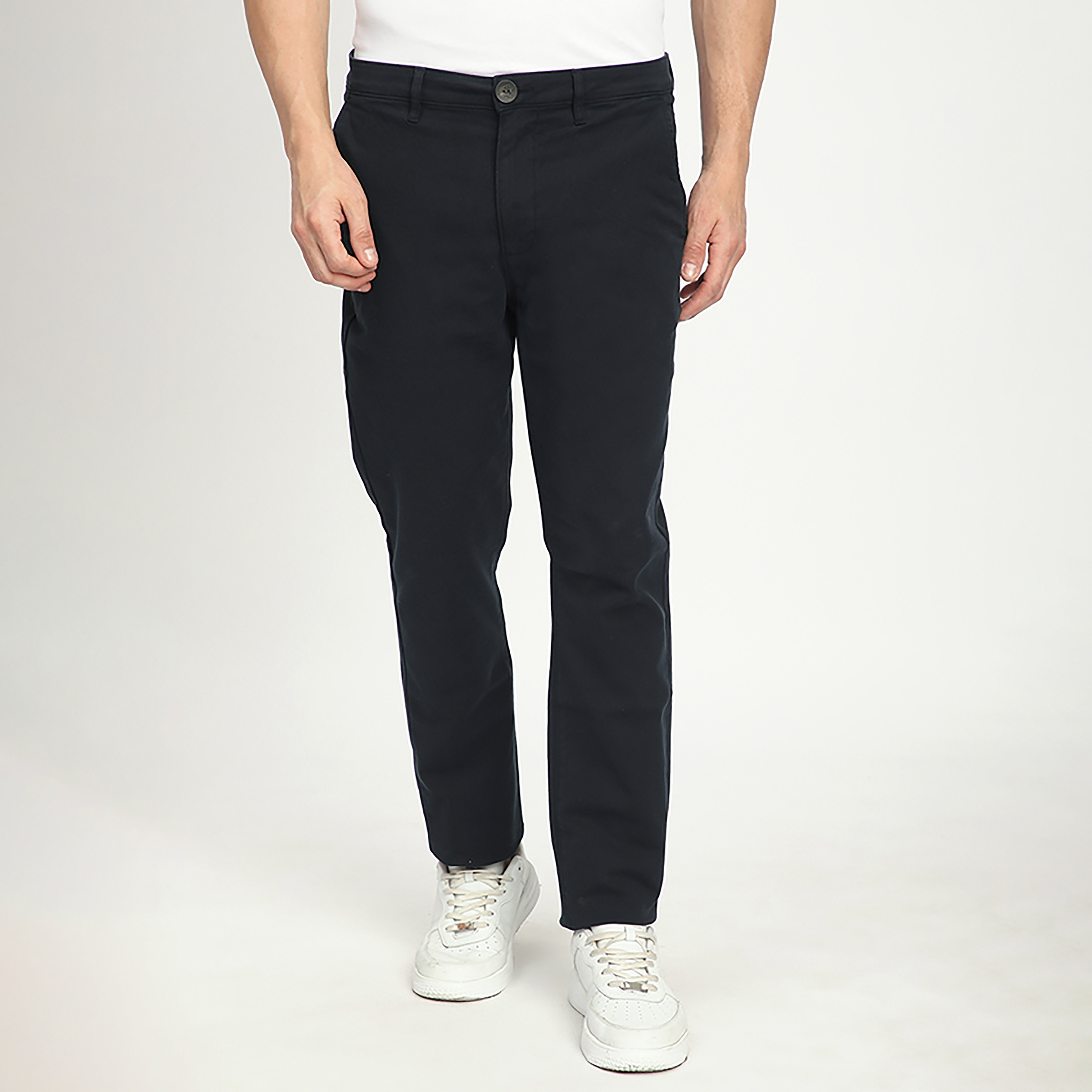 Beverly Hills Polo Club Plain Mid-Rise Button with Zip Fly Men's Chinos-men-clothing-bottoms-trousersandchinos-chinos-image-1