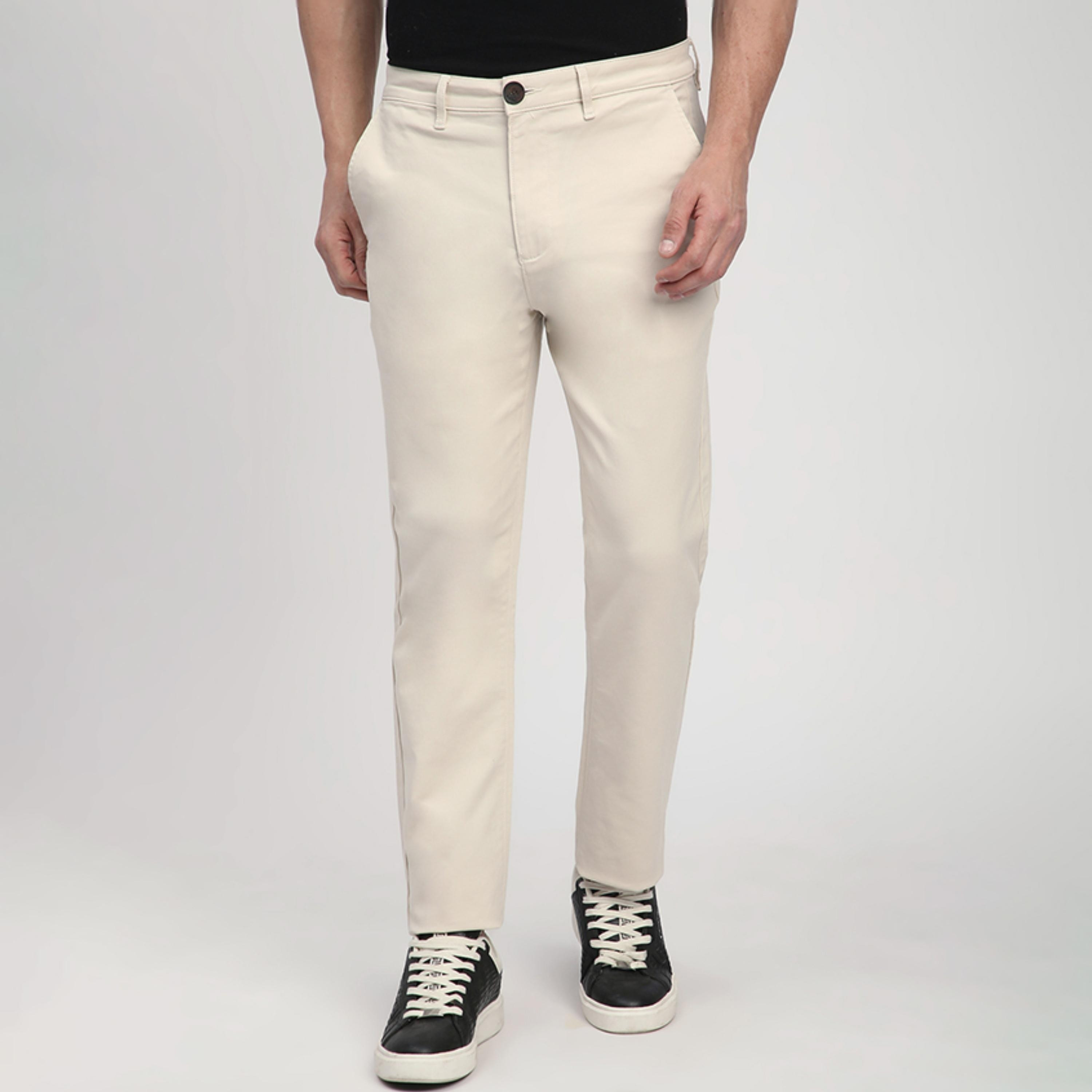 بنطلون تشينو رجالي سادة متوسط الارتفاع مع زر وسحاب من بيفرلي هيلز بولو كلوب-men-clothing-bottoms-trousersandchinos-chinos-image-9