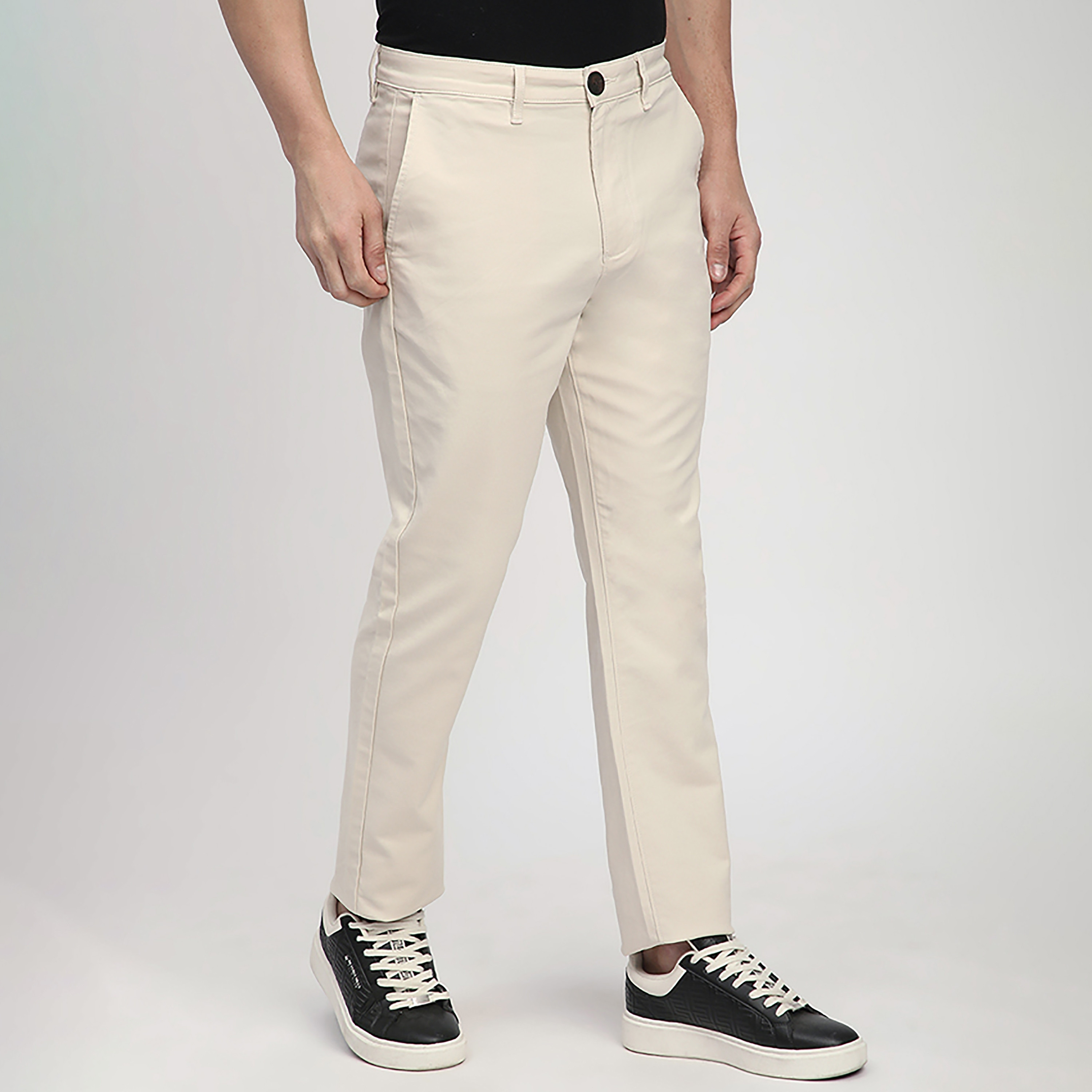 بنطلون تشينو رجالي سادة متوسط الارتفاع مع زر وسحاب من بيفرلي هيلز بولو كلوب-men-clothing-bottoms-trousersandchinos-chinos-image-11