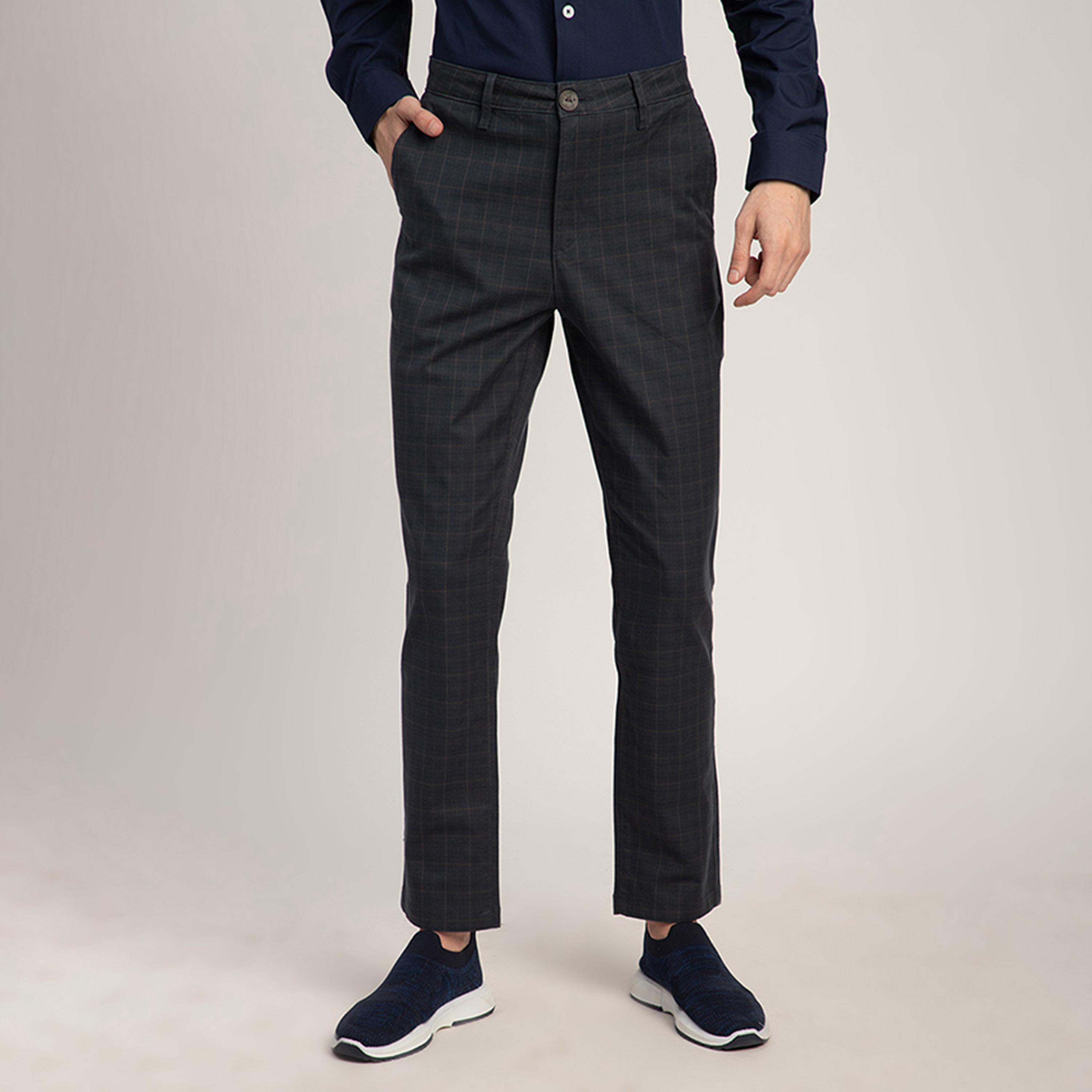 Beverly Hills Polo Club Plain Mid-Rise Button & Zip Fly Men's Trousers-PROMO_CP_BHPC_101125-image-1