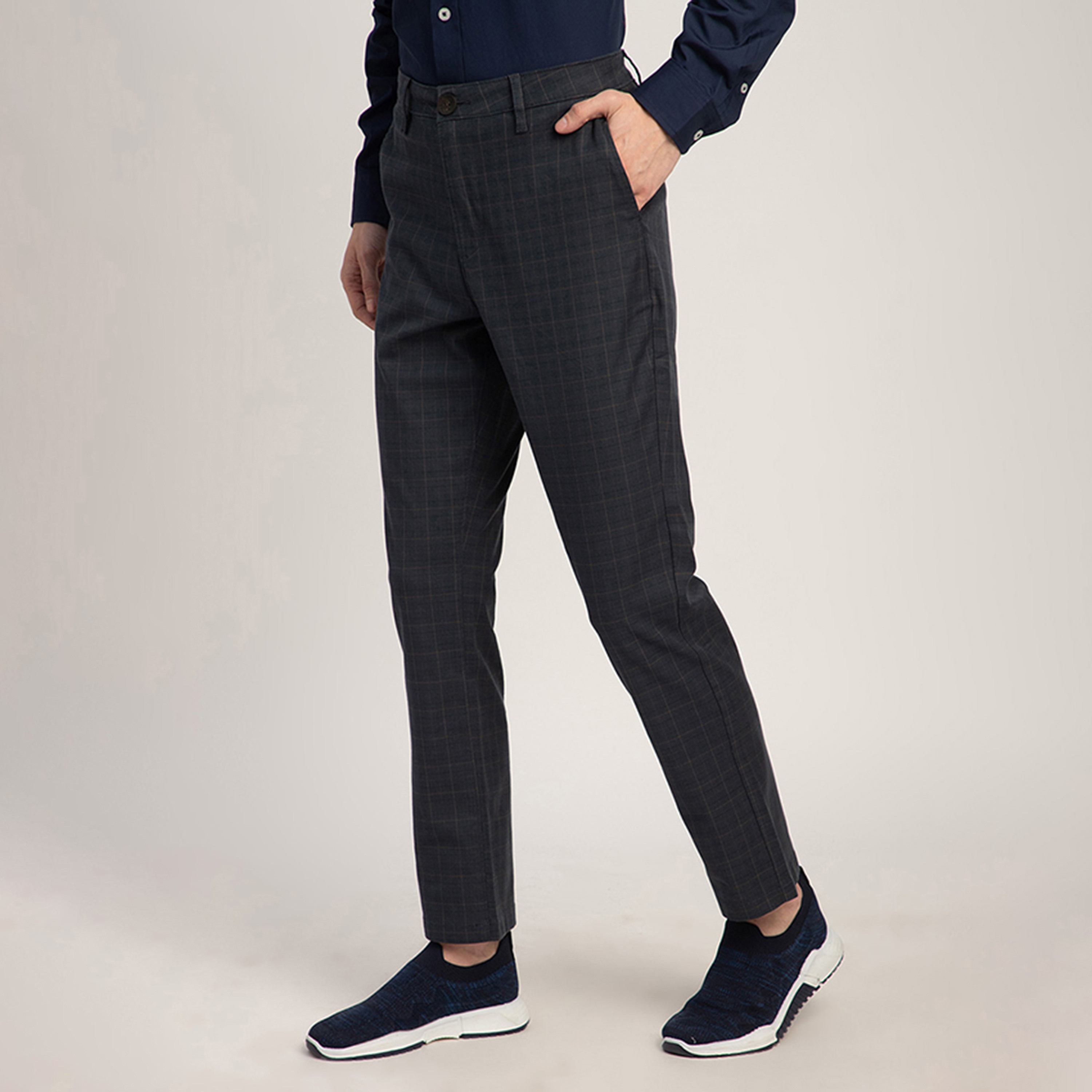 Beverly Hills Polo Club Plain Mid-Rise Button & Zip Fly Men's Trousers-PROMO_CP_BHPC_101125-image-2