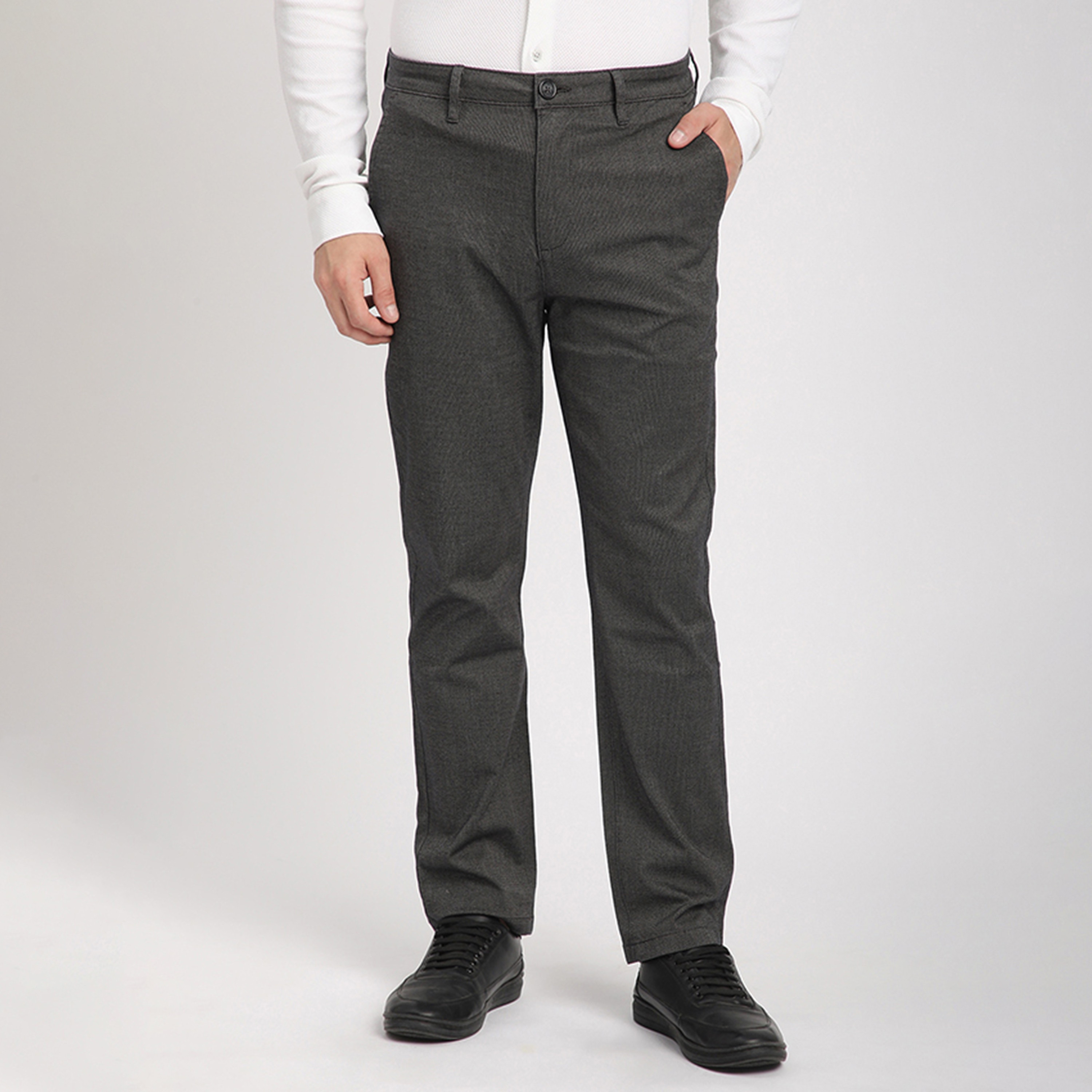 Beverly Hills Polo Club Plain Mid-Rise Button & Zip Fly Men's Trousers-PROMO_CP_BHPC_101125-image-1