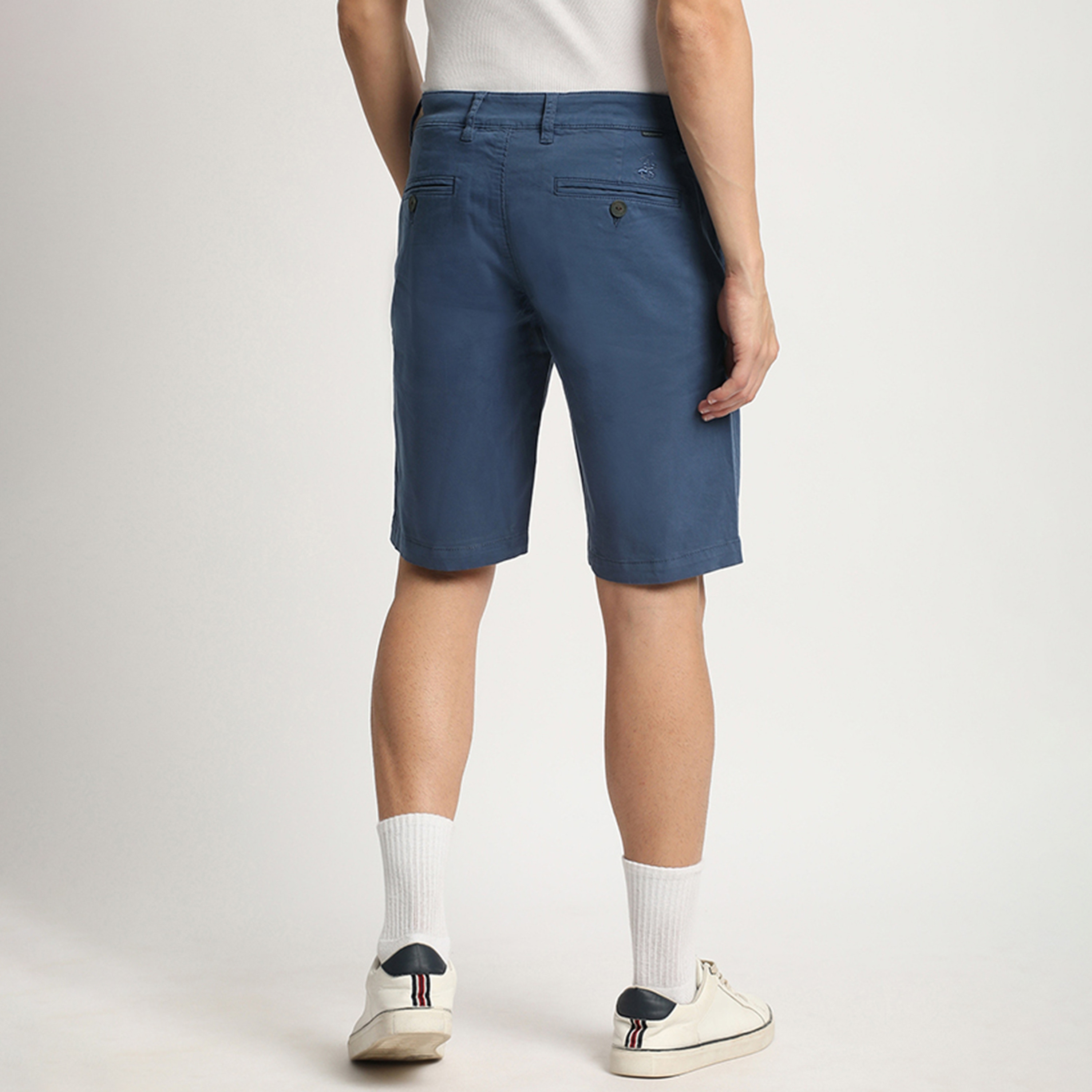 Beverly Hills Polo Club Regular Fit Plain Mid-Rise Men's Chino Shorts-men-clothing-bottoms-shorts-image-4