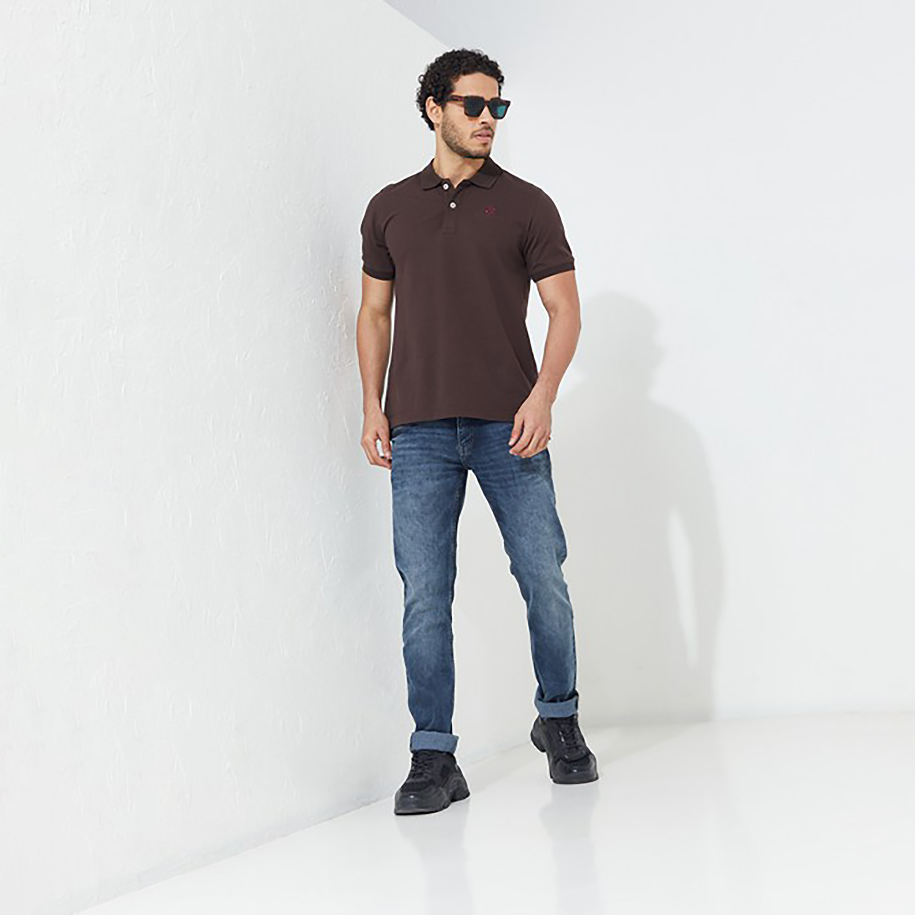 بنطلون جينز من بيفرلي هيلز بولو كلوب بلون ازرق سادة بجيب أزرق مع شعار مطرز-men-clothing-bottoms-jeans-image-4
