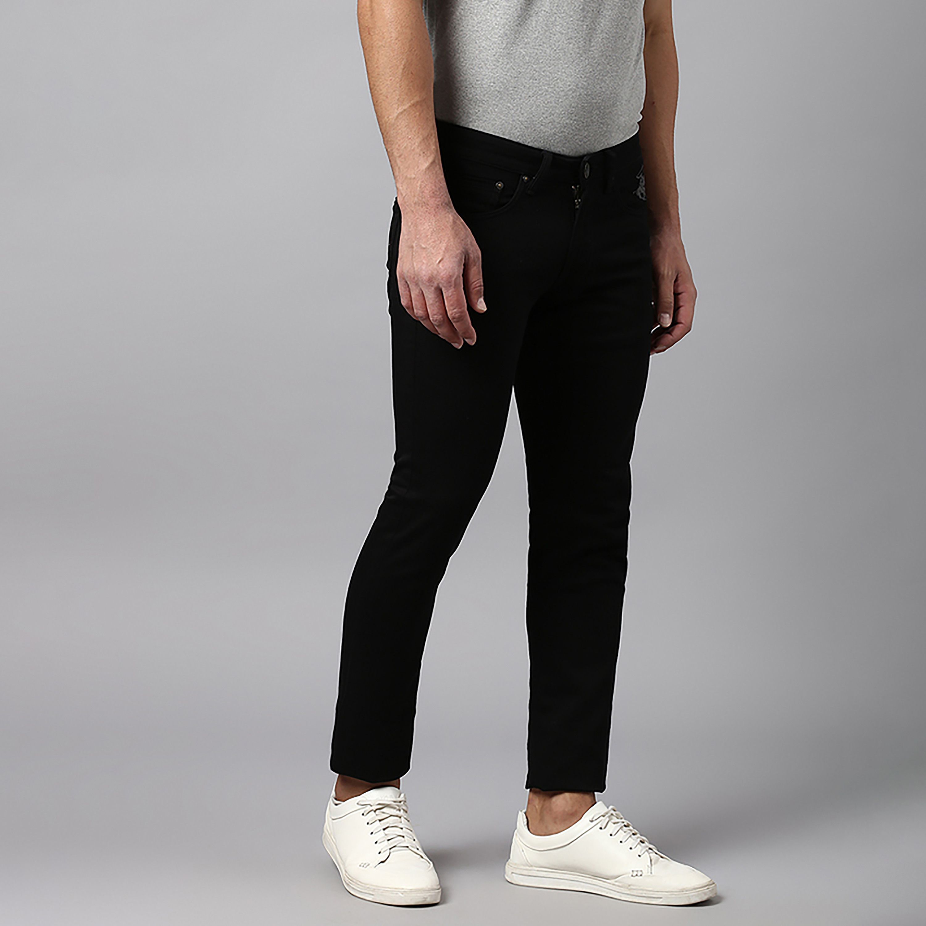 Beverly Hills Polo Club Black Mid-Rise Button Closure Jeans-men-clothing-bottoms-jeans-image-3