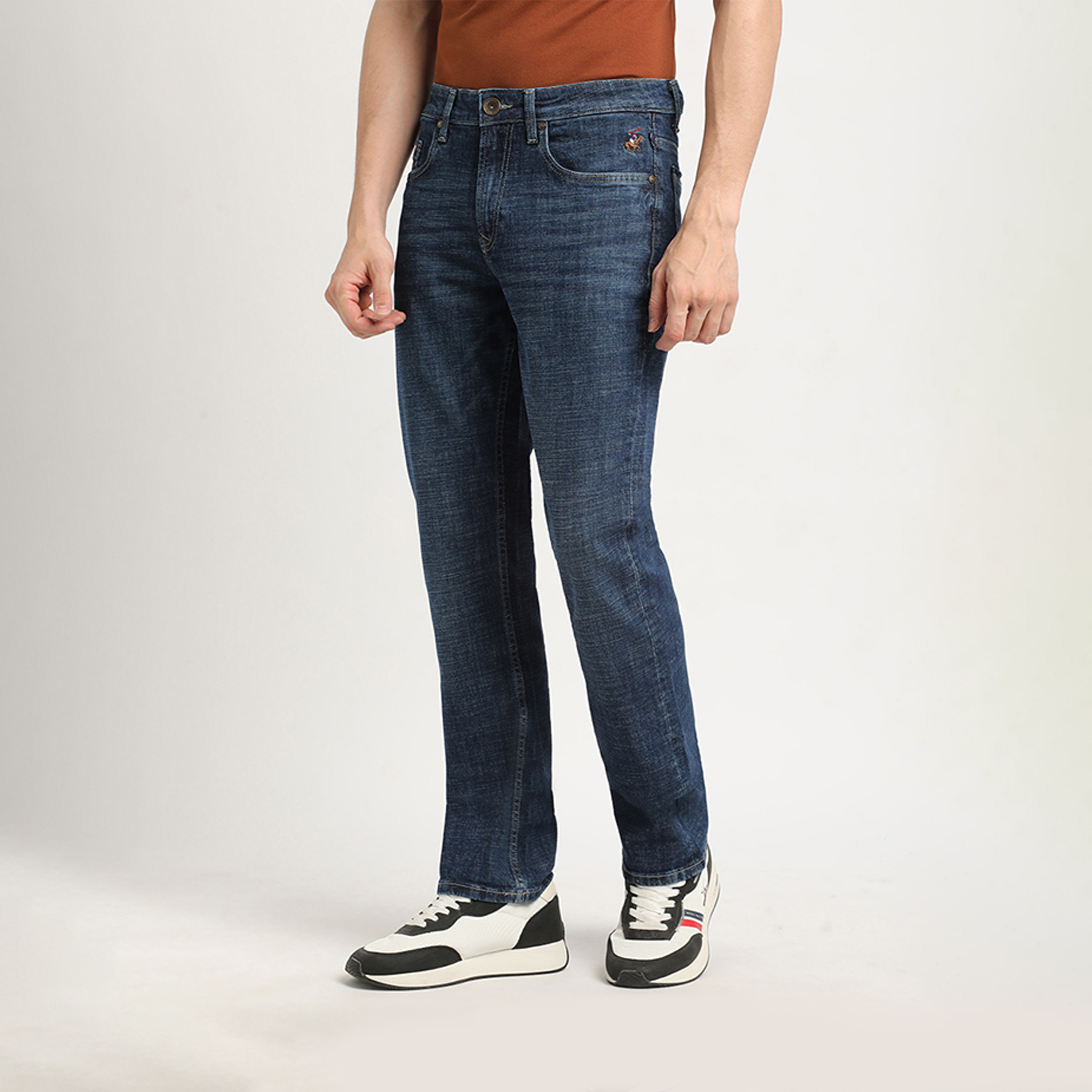 Beverly Hills Polo Club Men's Straight Mid-Rise Denim Jeans-men-clothing-jeans-image-1