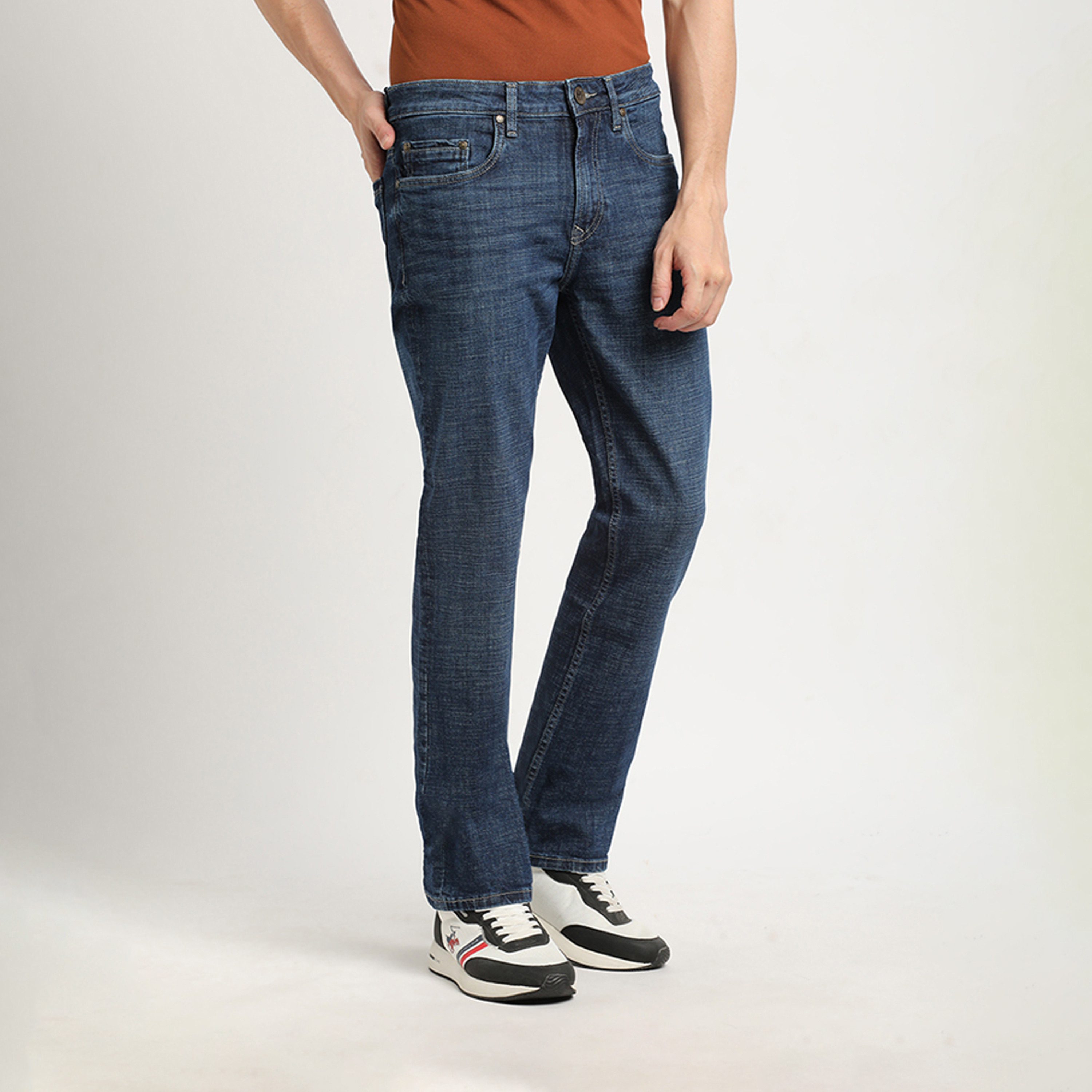 Beverly Hills Polo Club Men's Straight Mid-Rise Denim Jeans-men-clothing-jeans-image-2