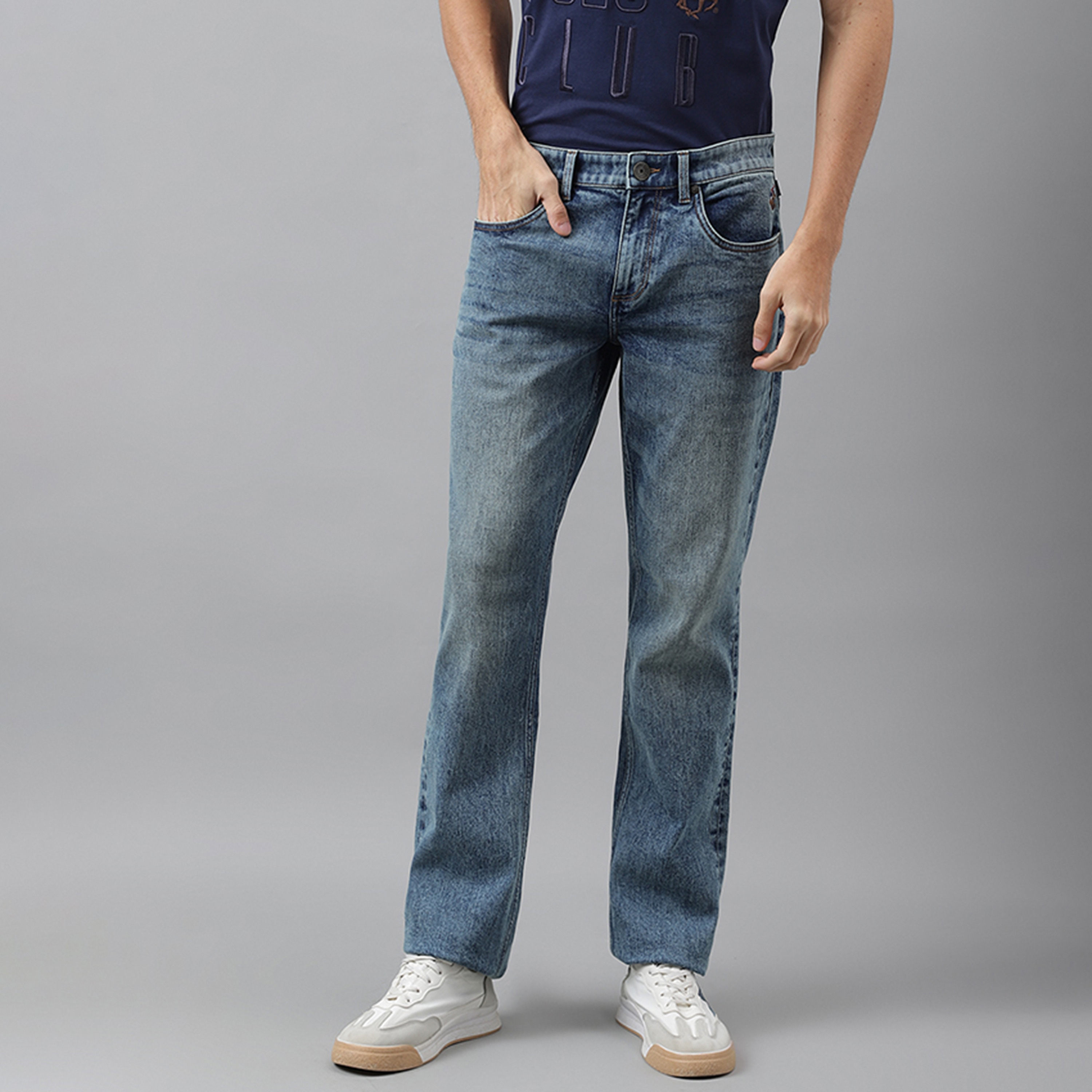 بنطال جينز بيفرلي هيلز بولو كلوب بقصة ضيقة متوسط ​​الارتفاع ومغسل-men-clothing-bottoms-jeans-image-1