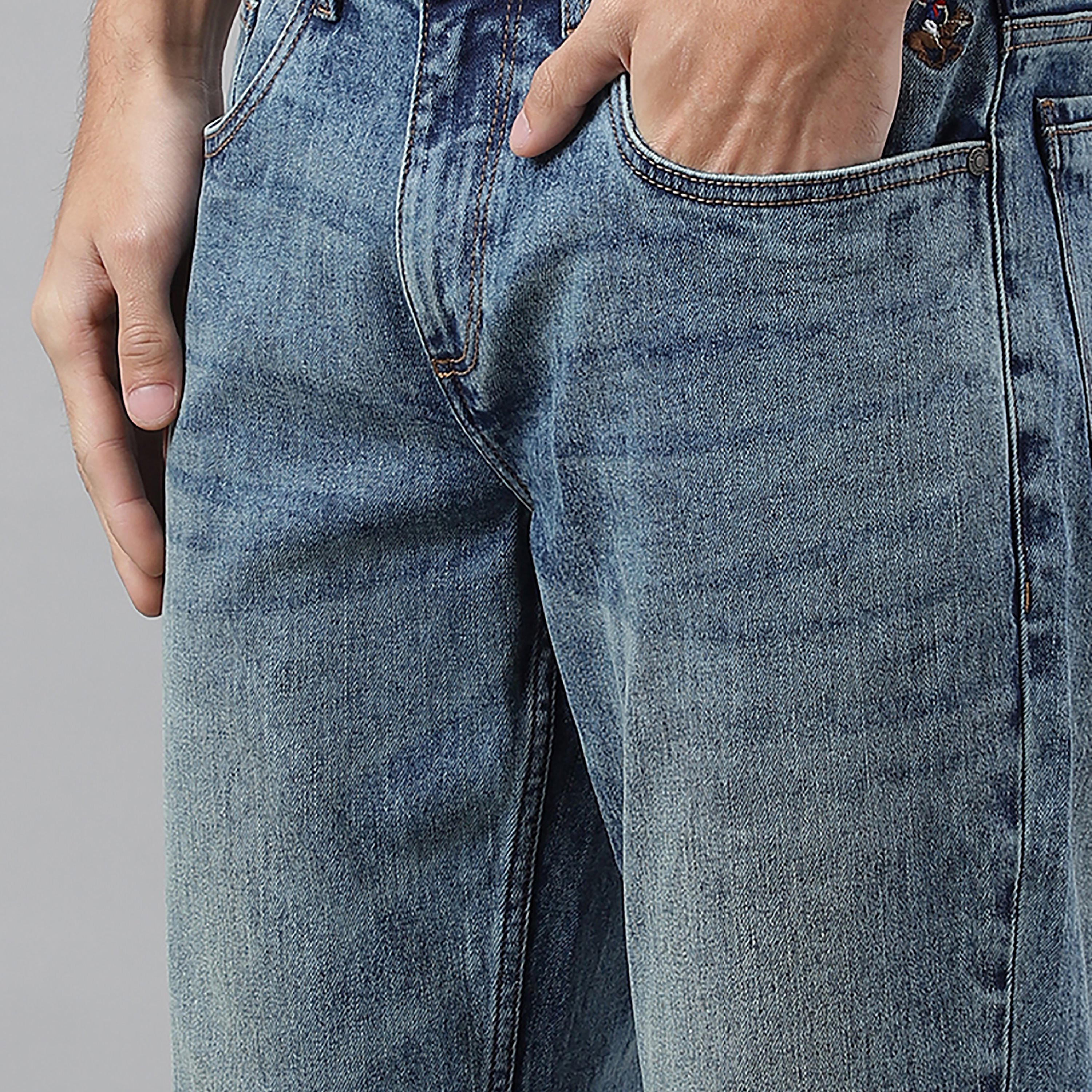 بنطال جينز بيفرلي هيلز بولو كلوب بقصة ضيقة متوسط ​​الارتفاع ومغسل-men-clothing-bottoms-jeans-image-3
