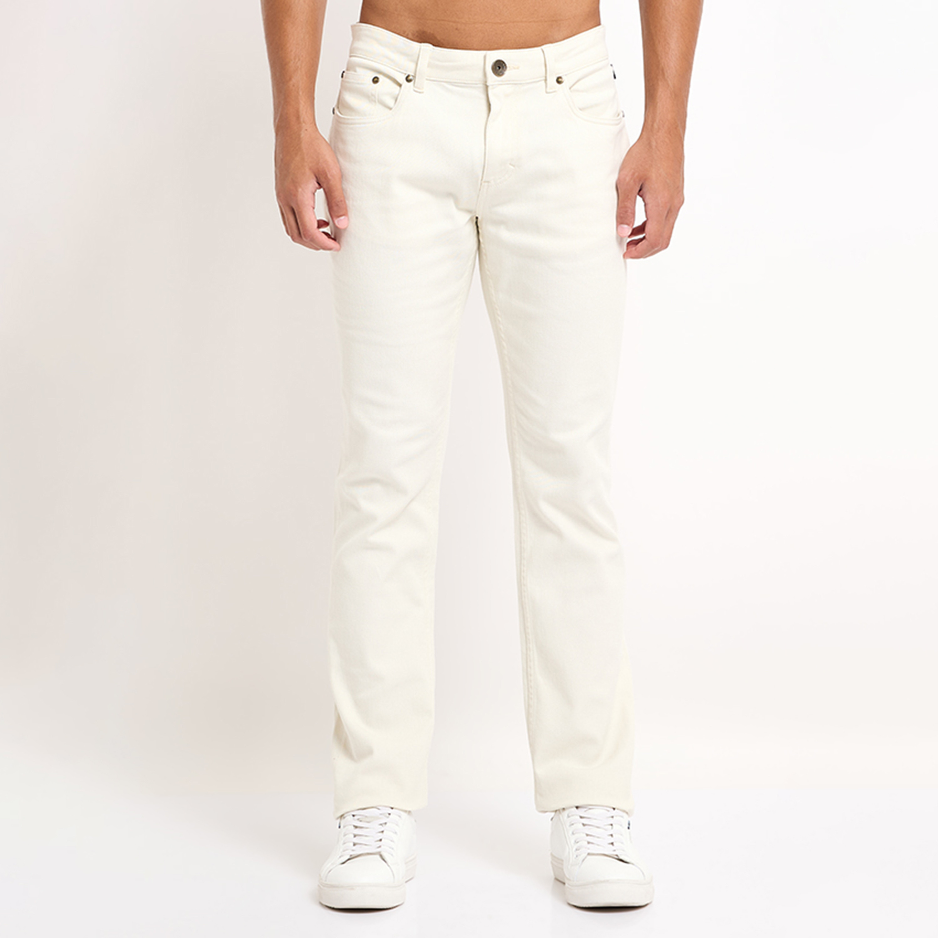 Beverly Hills Polo Club Slim Fit Plain Mid-Rise Men's Jeans-men-clothing-bottoms-jeans-image-1
