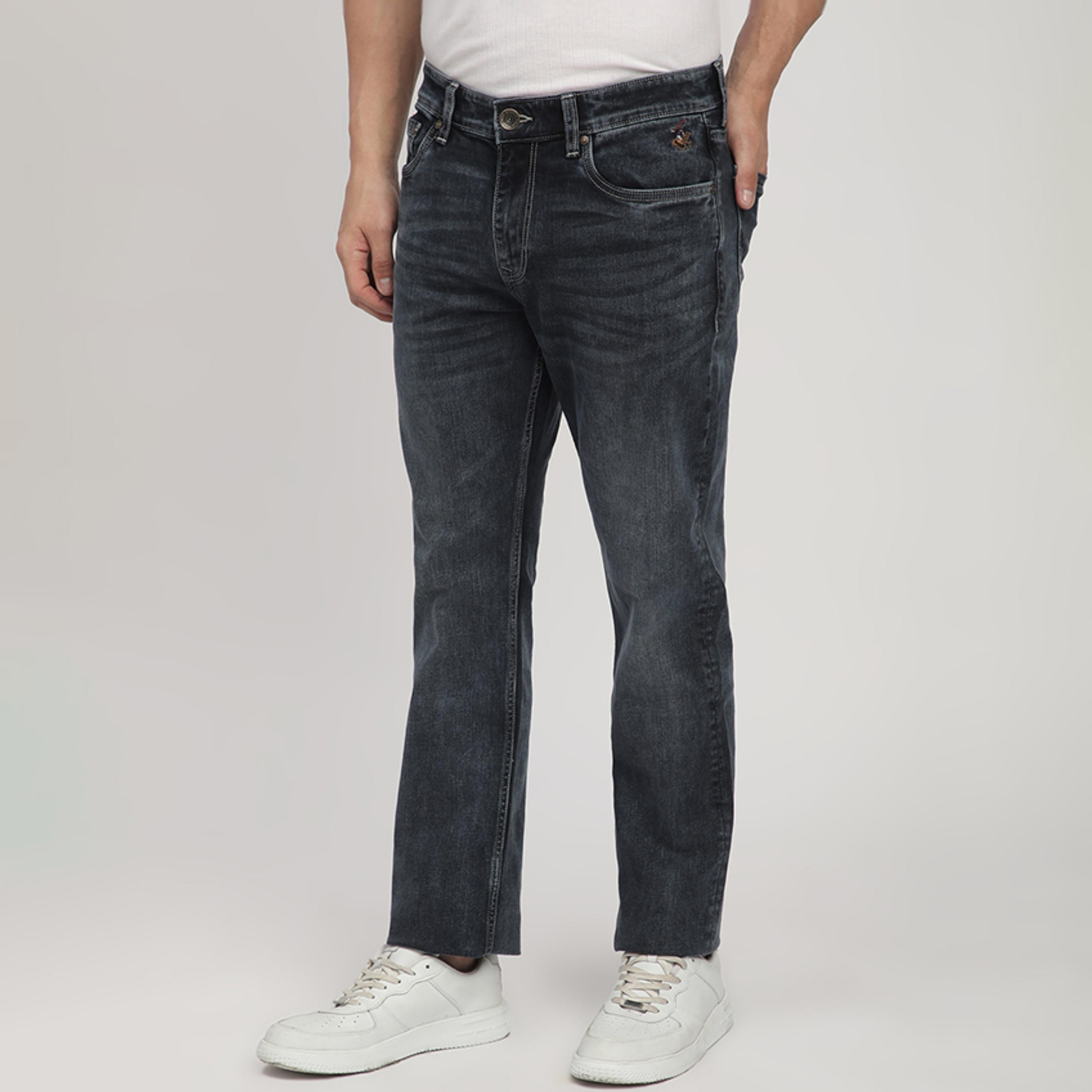 بنطلون جينز رجالي بقصة ضيقة وخمسة جيوب وخصر متوسط من بيفرلي هيلز بولو كلوب-men-clothing-bottoms-jeans-image-2