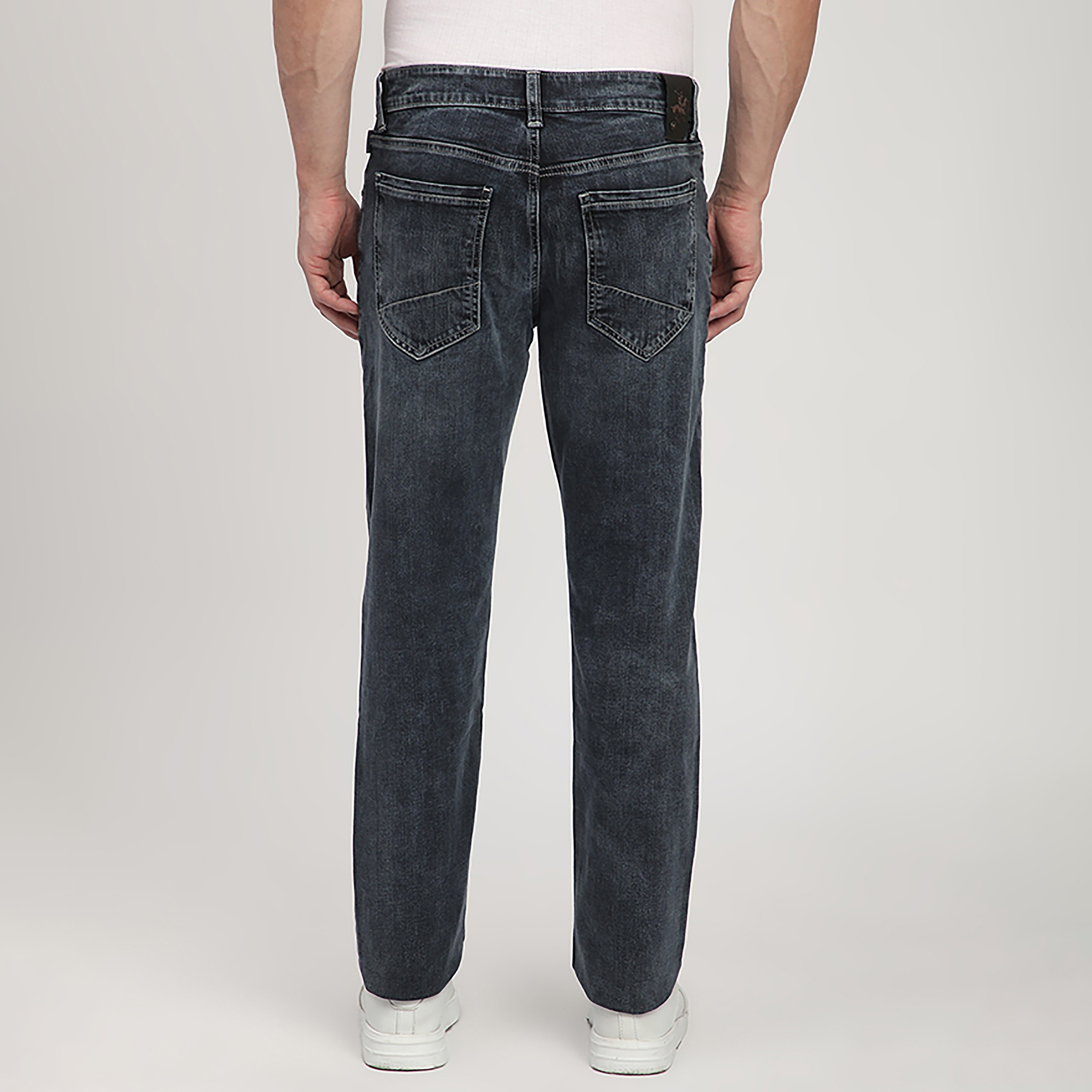 بنطلون جينز رجالي بقصة ضيقة وخمسة جيوب وخصر متوسط من بيفرلي هيلز بولو كلوب-men-clothing-bottoms-jeans-image-4