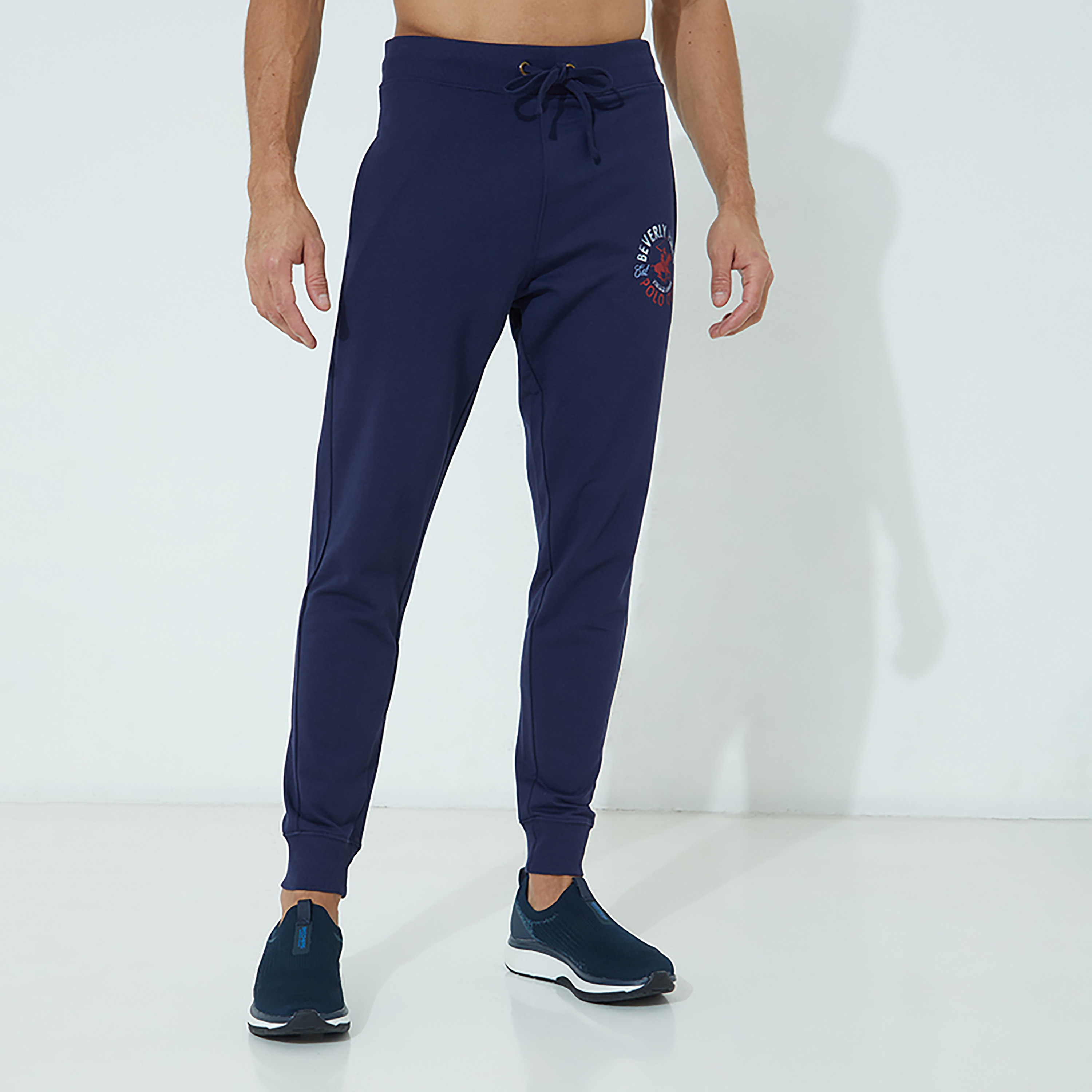 Beverly Hills Polo Club Logo Low Waist Joggers-sports-men-clothing-bottoms-image-5