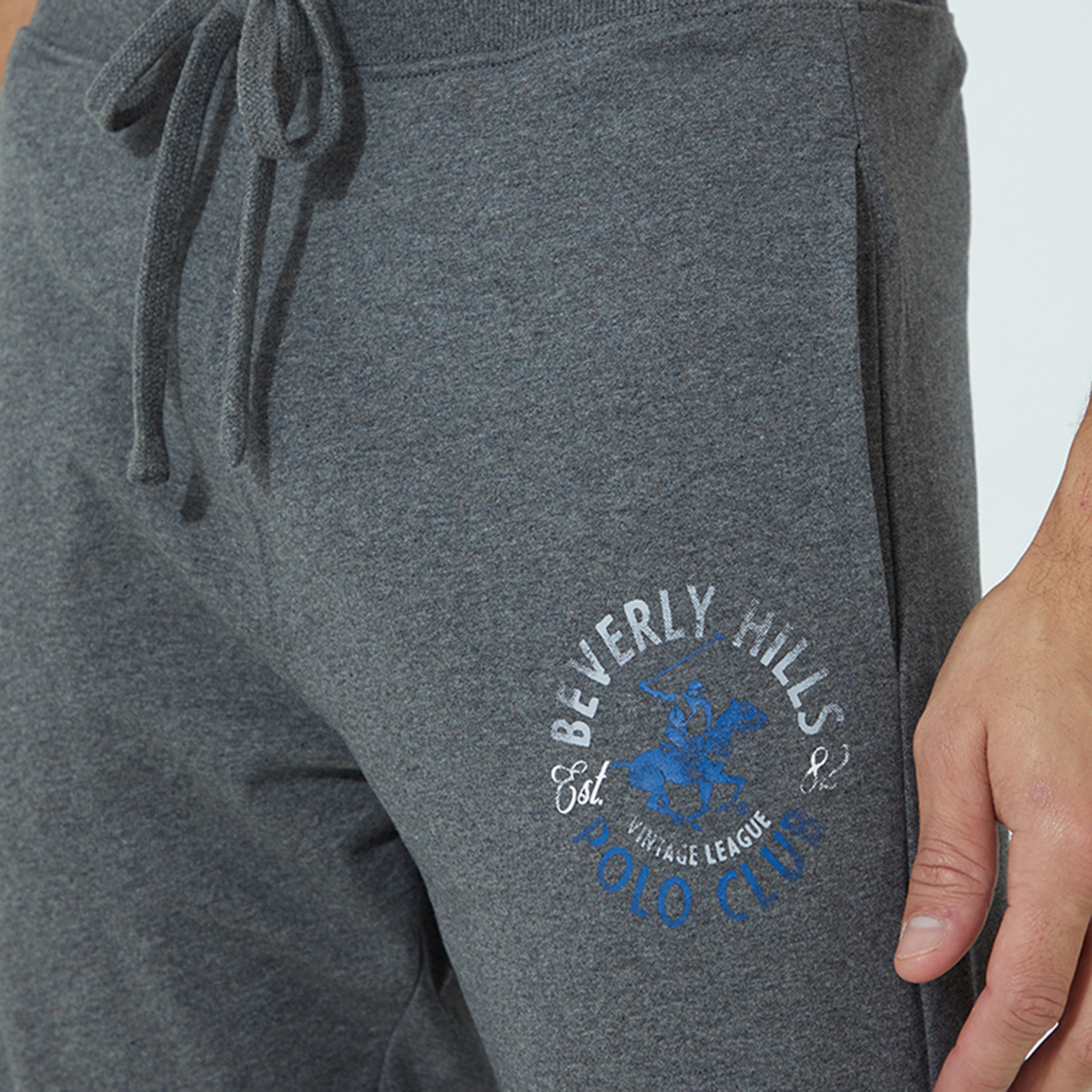 Beverly Hills Polo Club Logo Low Waist Joggers-sports-men-clothing-bottoms-image-3