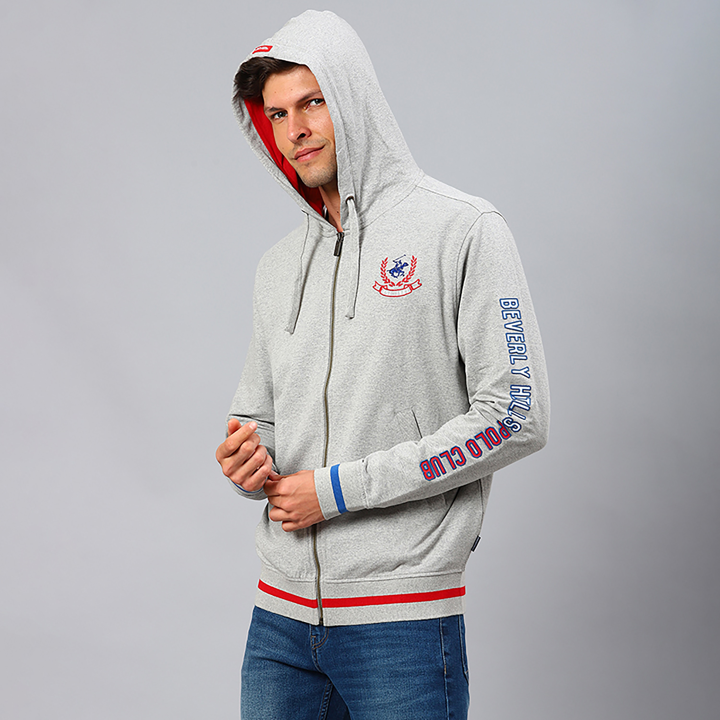 بيفرلي هيلز بولو كلوب-  هودي صوف سادة بسحاب للرجال-men-winterwear-hoodiesandsweatshirts-image-2