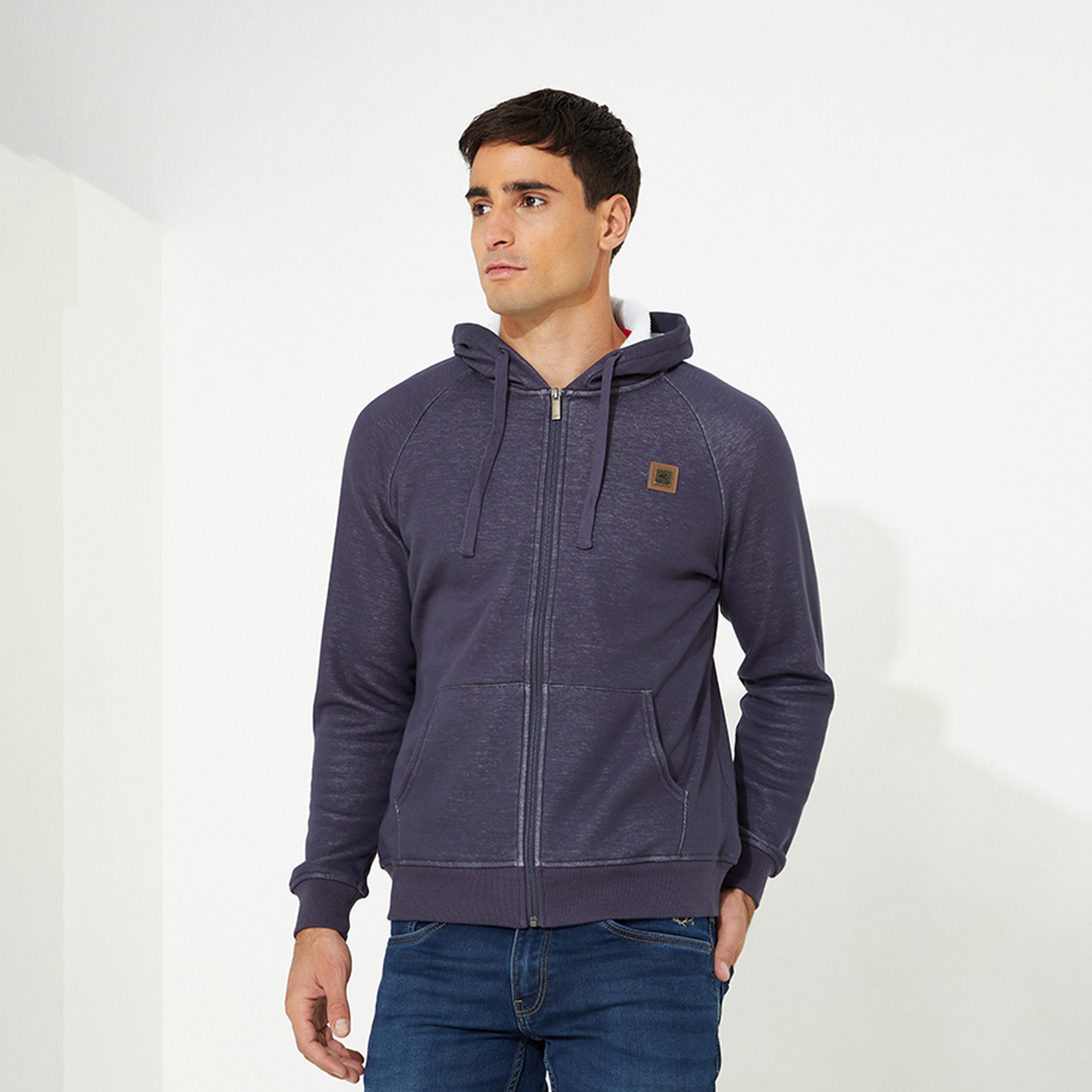 Beverly Hills Polo Club Men's Zip-Through Hoodie-men-clothing-hoodiesandsweatshirts-image-1