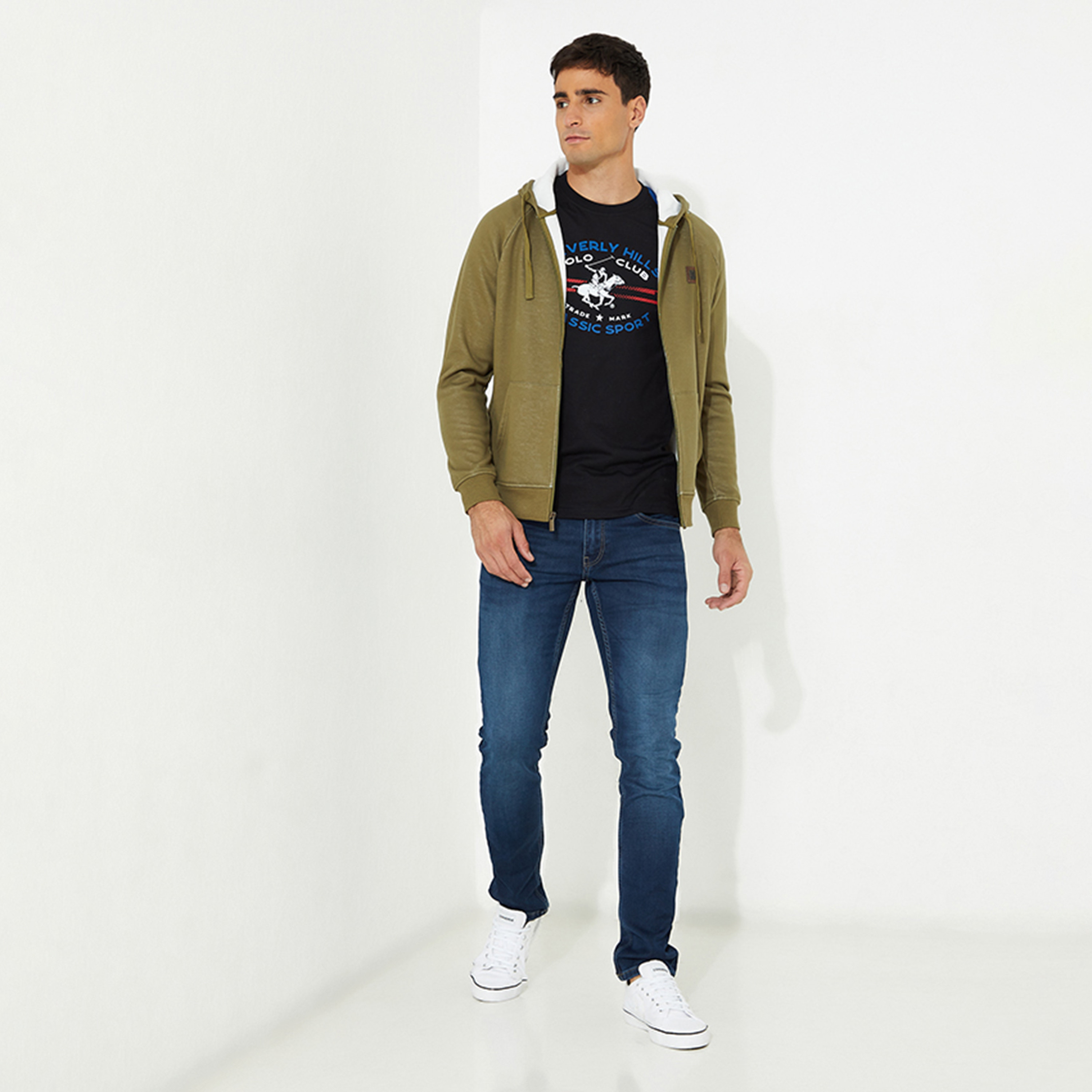 Beverly Hills Polo Club Men's Solid Fleece Zip-Through Hoodie-men-winterwear-hoodiesandsweatshirts-image-2