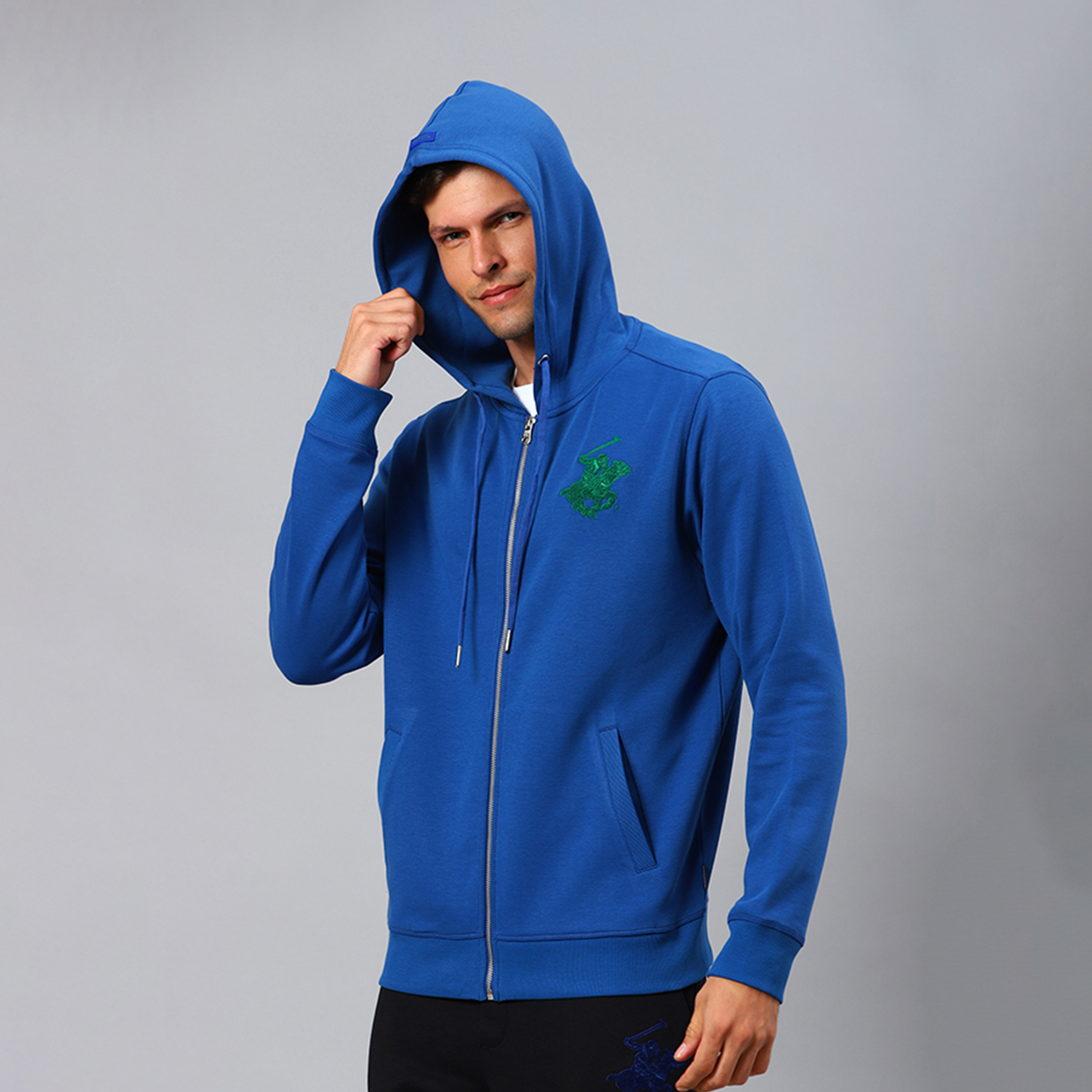 Beverly Hills Polo Club Men's Zip-Through Hoodie-men-winterwear-hoodiesandsweatshirts-image-2