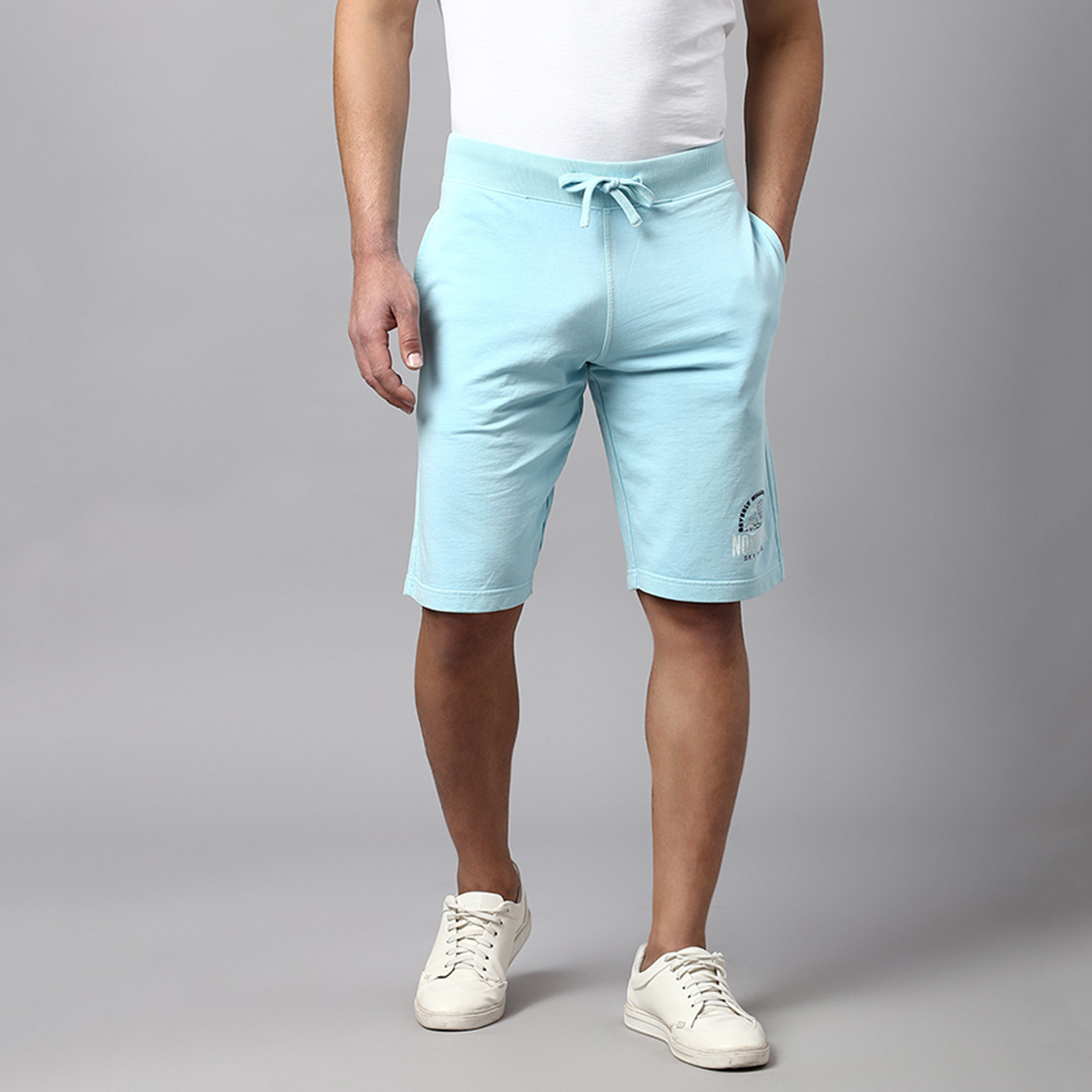 شعار نادي بيفرلي هيلز للبولو شورت متوسط الارتفاع بخيط سحب-men-clothing-bottoms-shorts-image-1