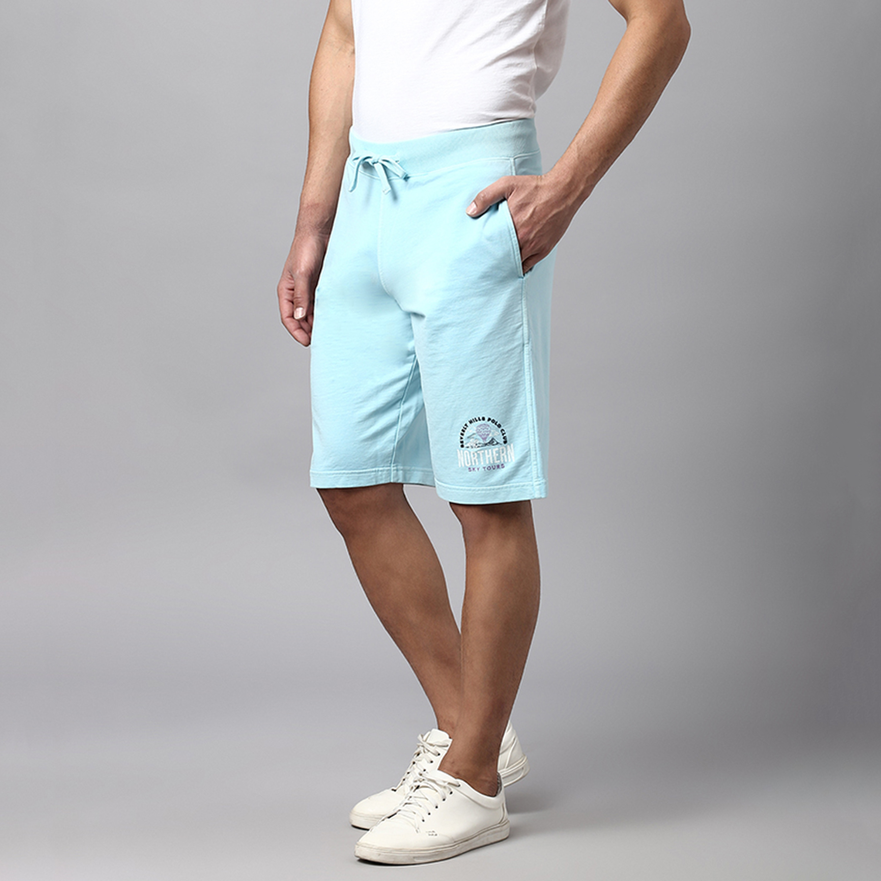Beverly Hills Polo Club Logo Mid-Rise Drawstring Shorts-men-clothing-bottoms-shorts-image-4