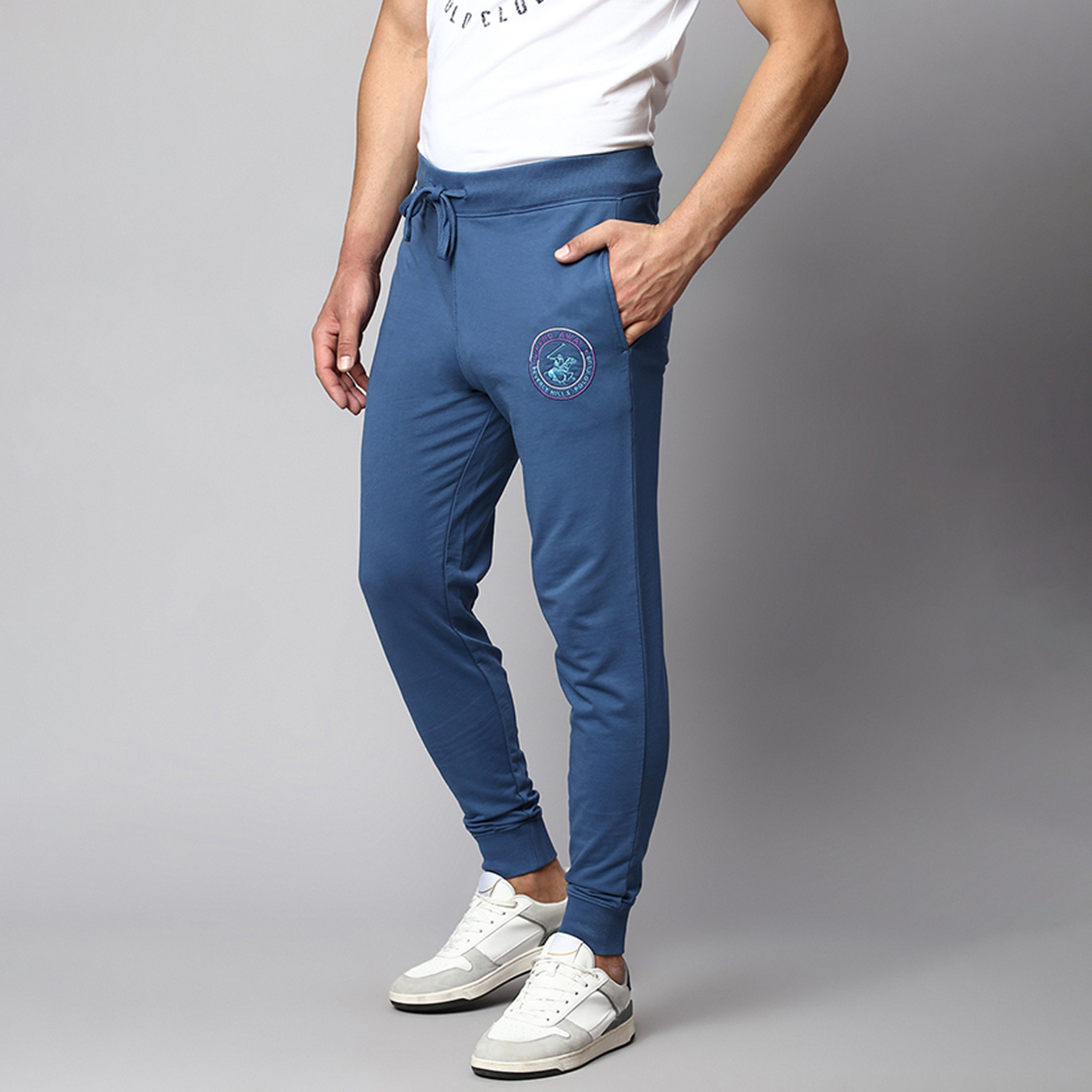 جوغر من بيفرلي هيلز بولو كلوب برباط متوسط الارتفاع مع شعار-men-clothing-bottoms-joggers-image-2