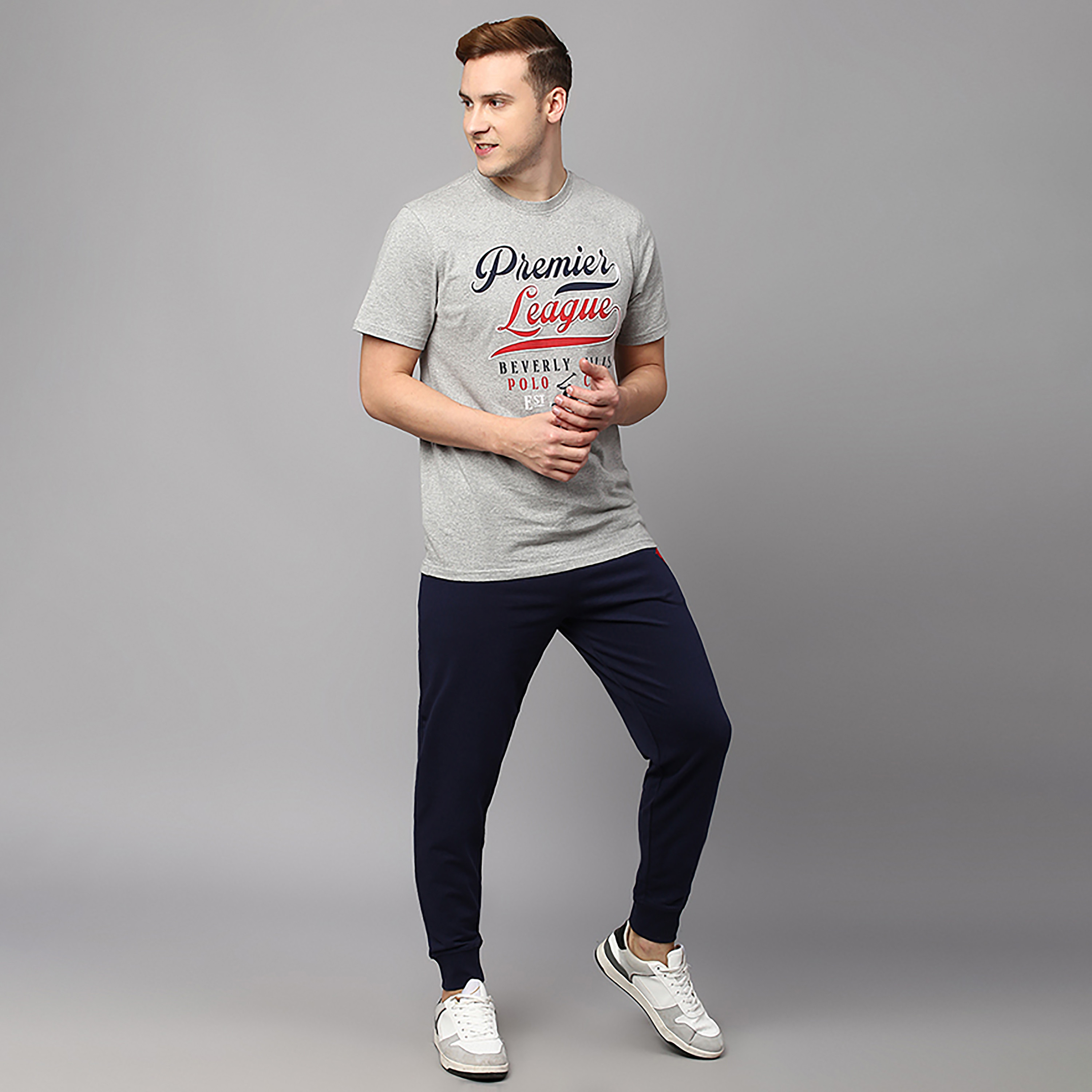 Beverly Hills Polo Club Logo Mid-Rise Joggers-men-clothing-bottoms-joggers-image-2