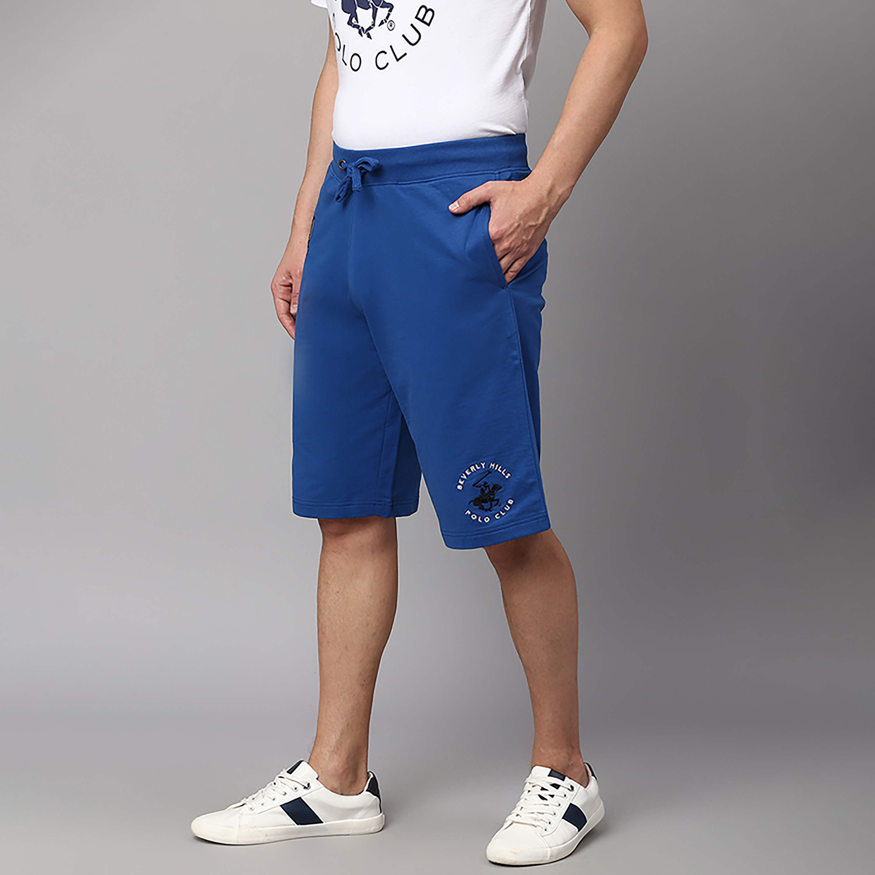 Beverly Hills Polo Club Logo Mid-Rise Drawstring Shorts-men-clothing-bottoms-shorts-image-3