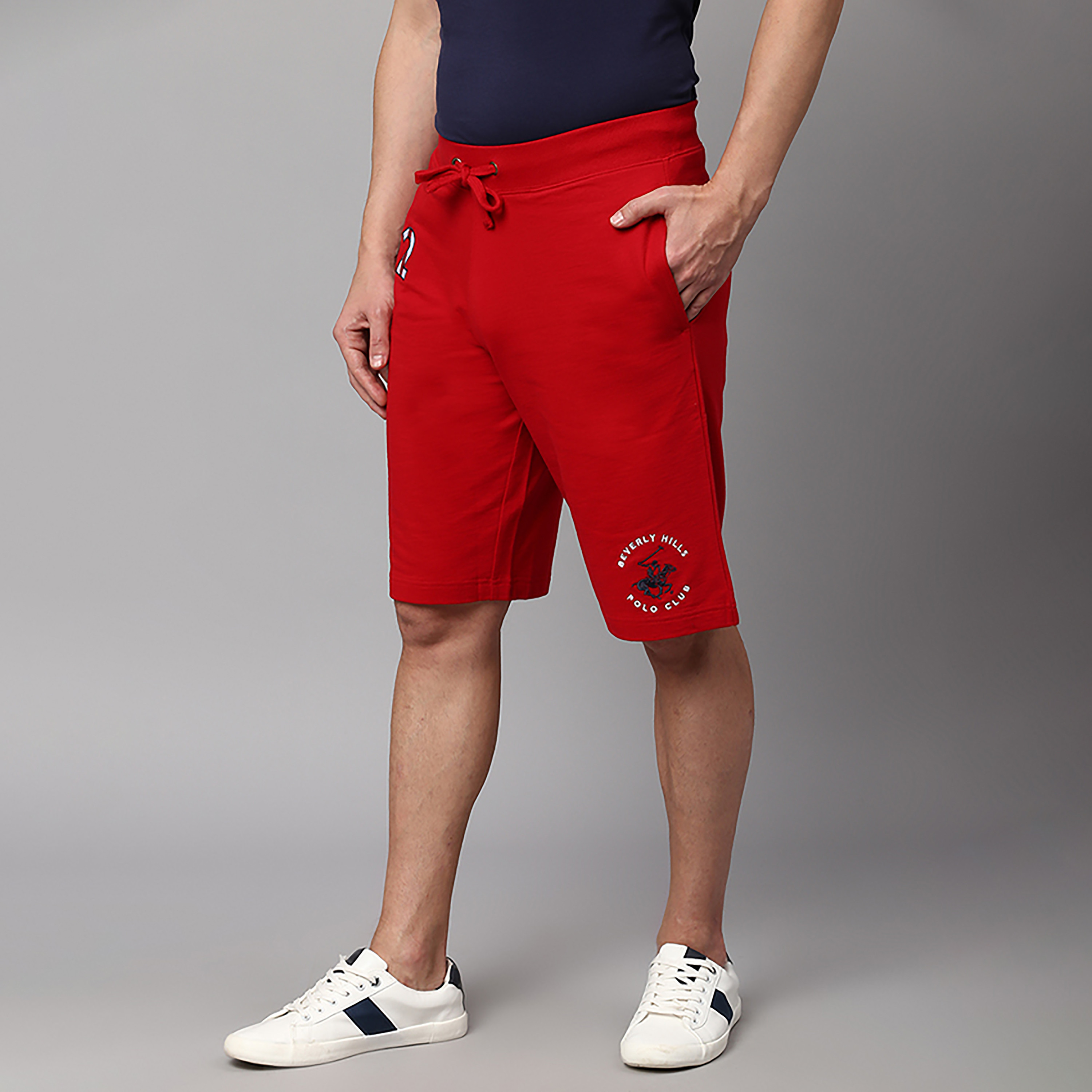 Beverly Hills Polo Club Logo Mid-Rise Drawstring Shorts-men-clothing-bottoms-shorts-image-7