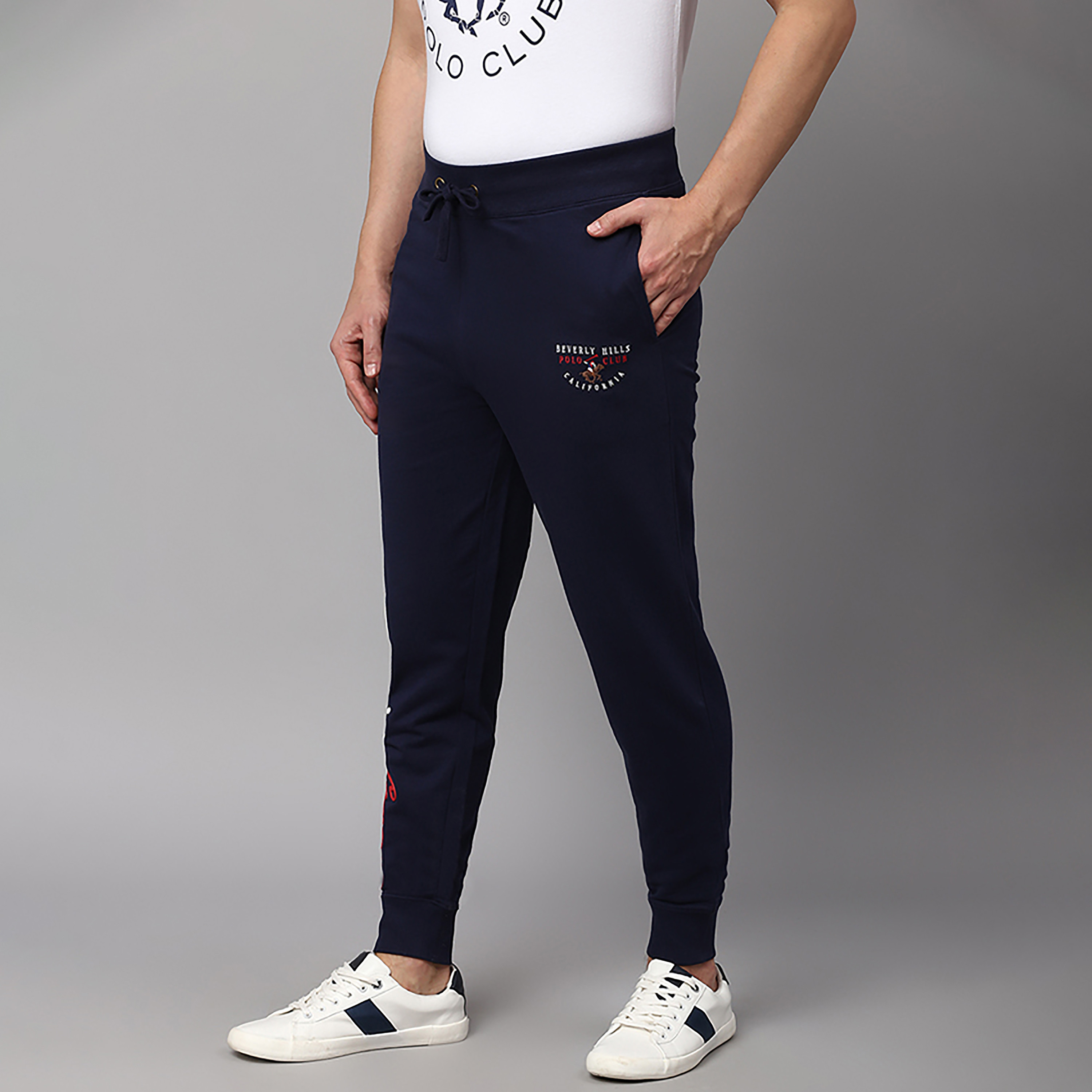 Beverly Hills Polo Club Logo Mid-Rise Joggers-men-clothing-bottoms-joggers-image-3