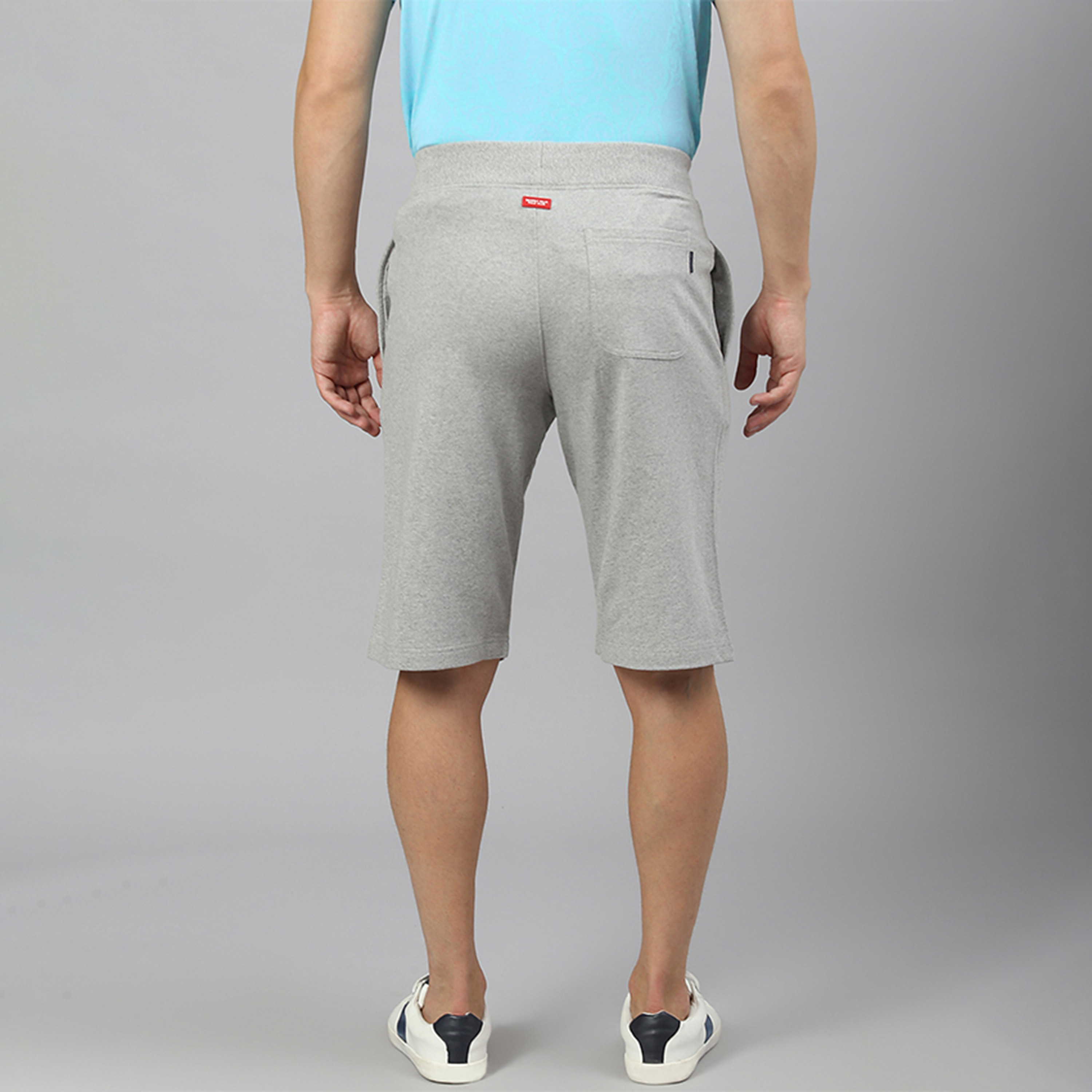 Beverly Hills Polo Club Plain Mid-Rise Drawstring Shorts-men-clothing-bottoms-shorts-image-4