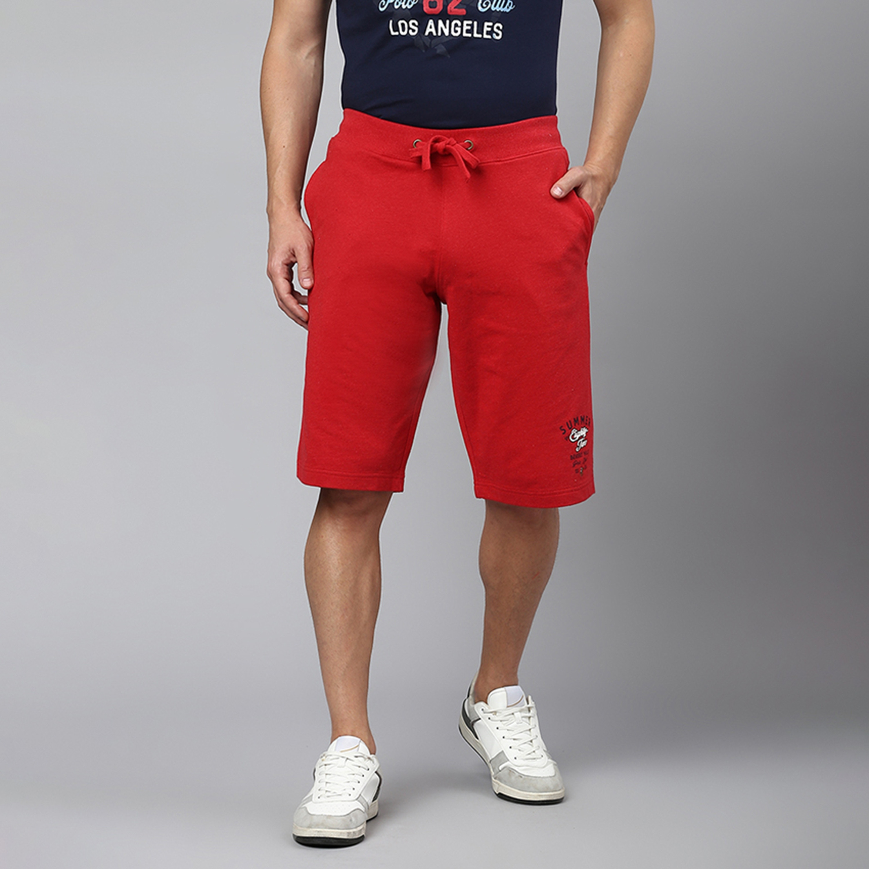شورت الرجال المتوسط الارتفاع في نادي بيفرلي هيلز للبولو-men-clothing-bottoms-shorts-image-1