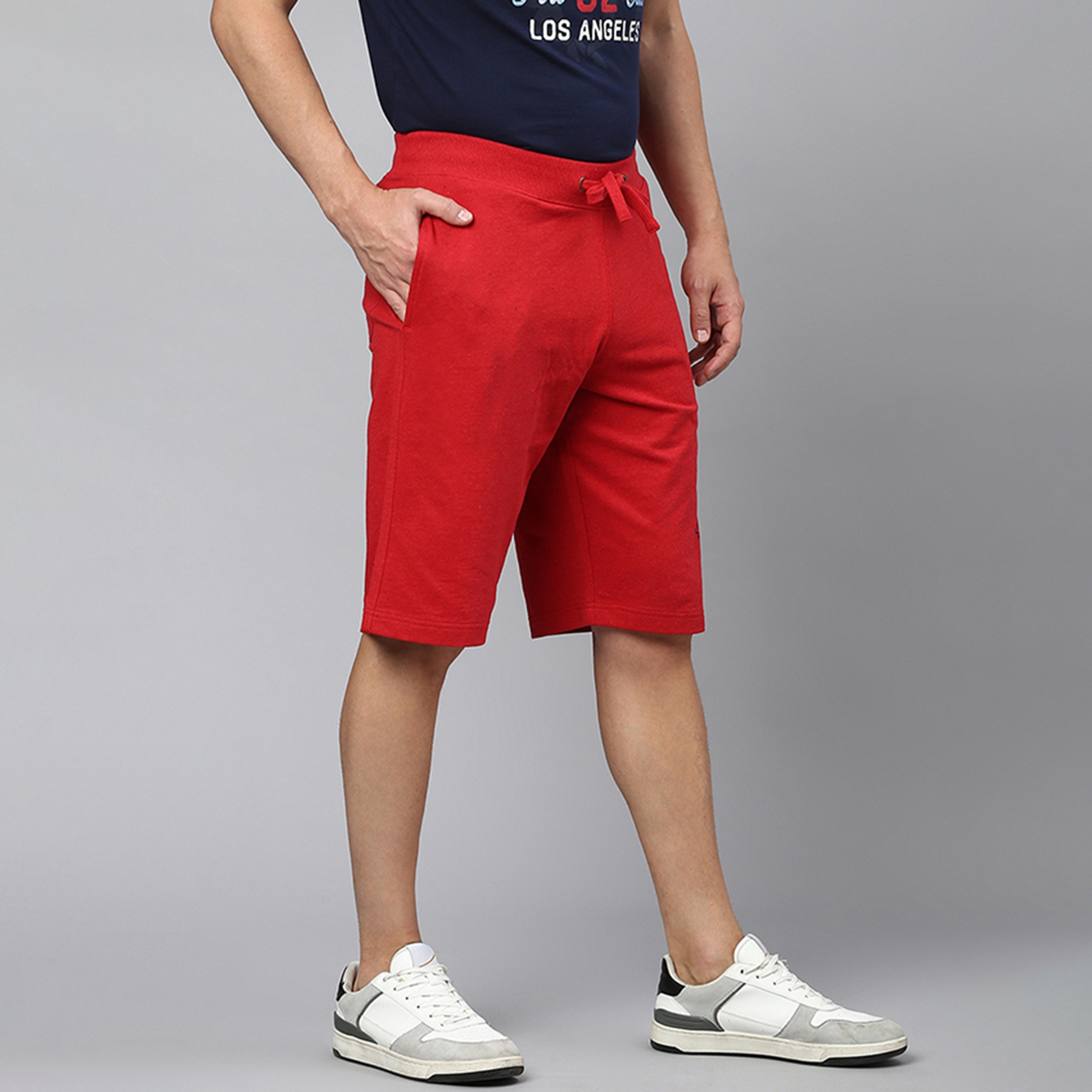 شورت الرجال المتوسط الارتفاع في نادي بيفرلي هيلز للبولو-men-clothing-bottoms-shorts-image-3