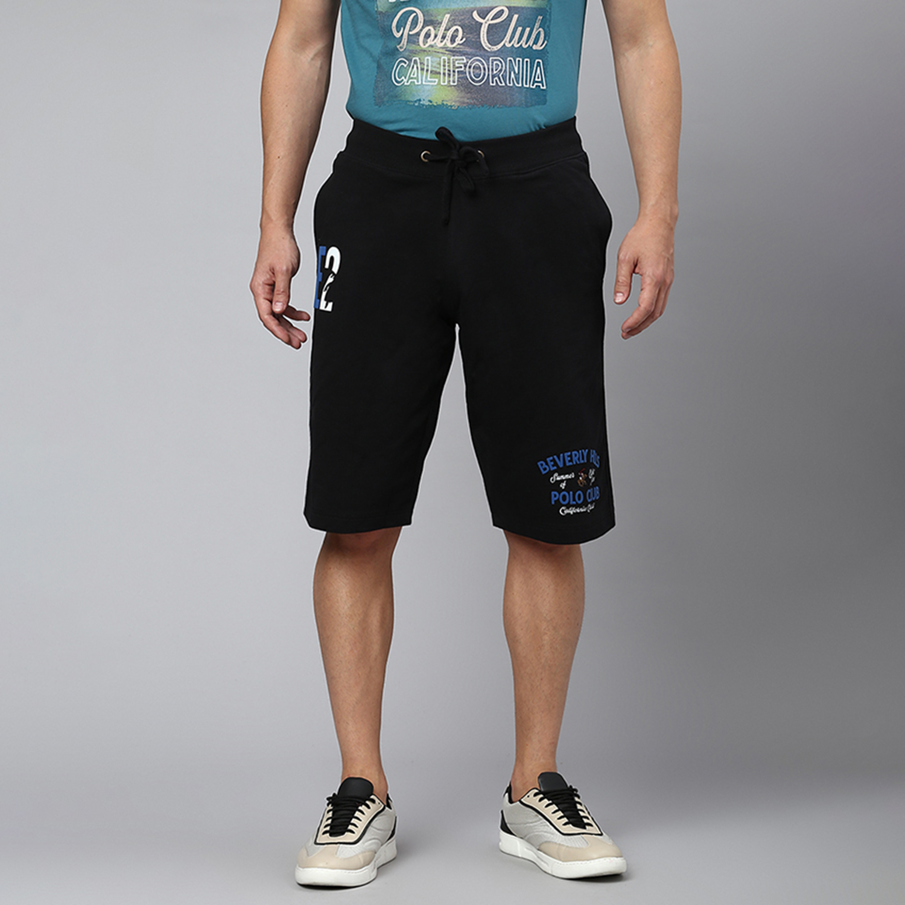 شورتس من بيفرلي هيلز بولو كلوب برباط متوسط الارتفاع مع شعار-men-clothing-bottoms-shorts-image-1