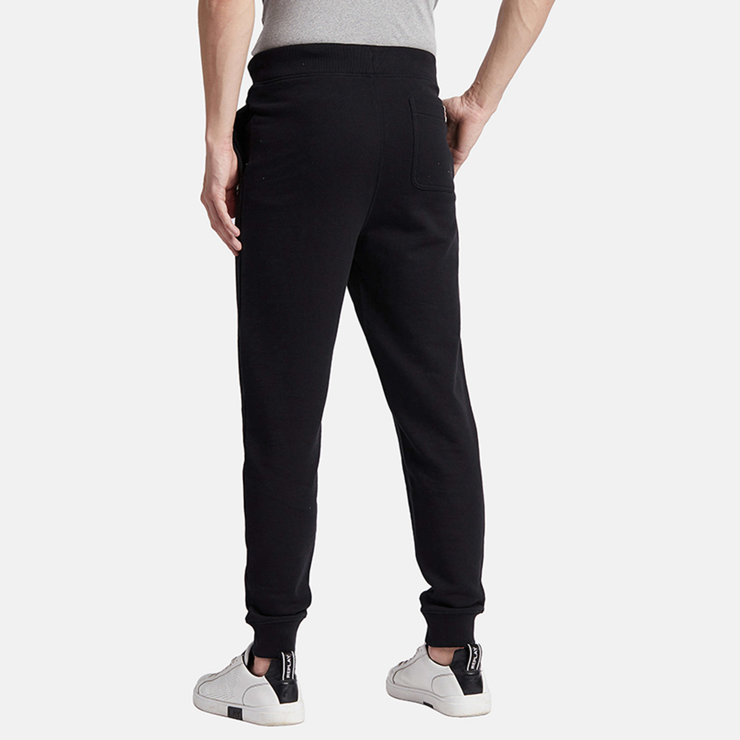 جوغرز من بيفرلي هيلز بولو كلوب برباط متوسط الارتفاع مع شعار-men-clothing-bottoms-joggers-image-4