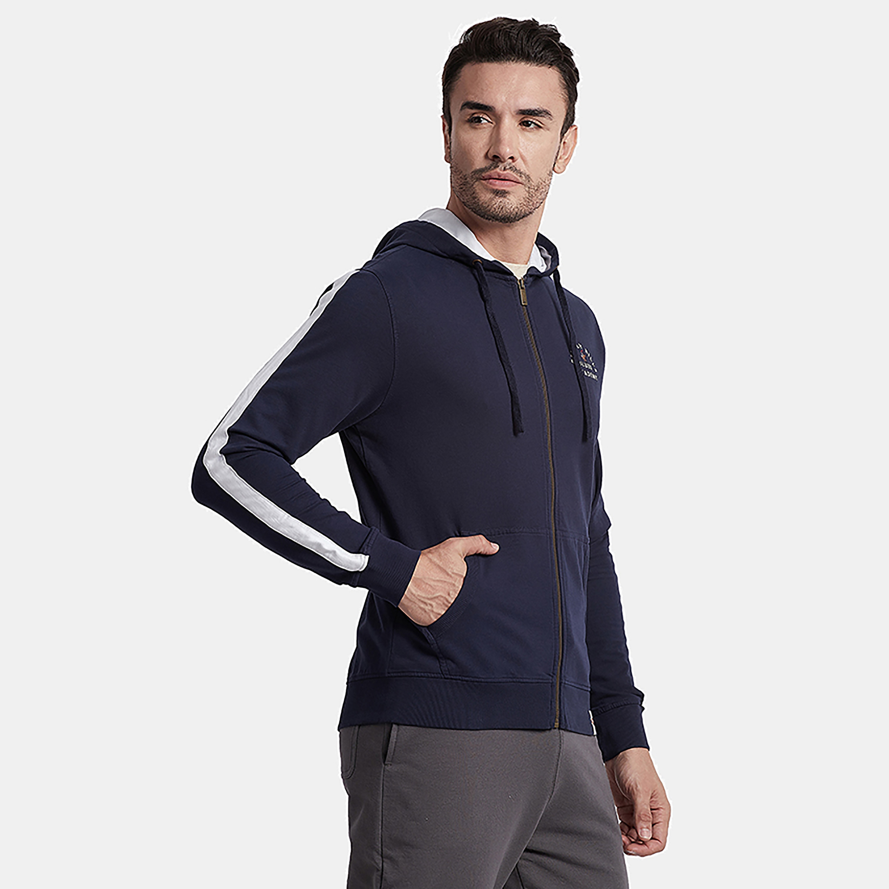 بيفرلي هيلز بولو كلوب-  هودي صوف سادة بسحاب للرجال-men-winterwear-hoodiesandsweatshirts-image-4