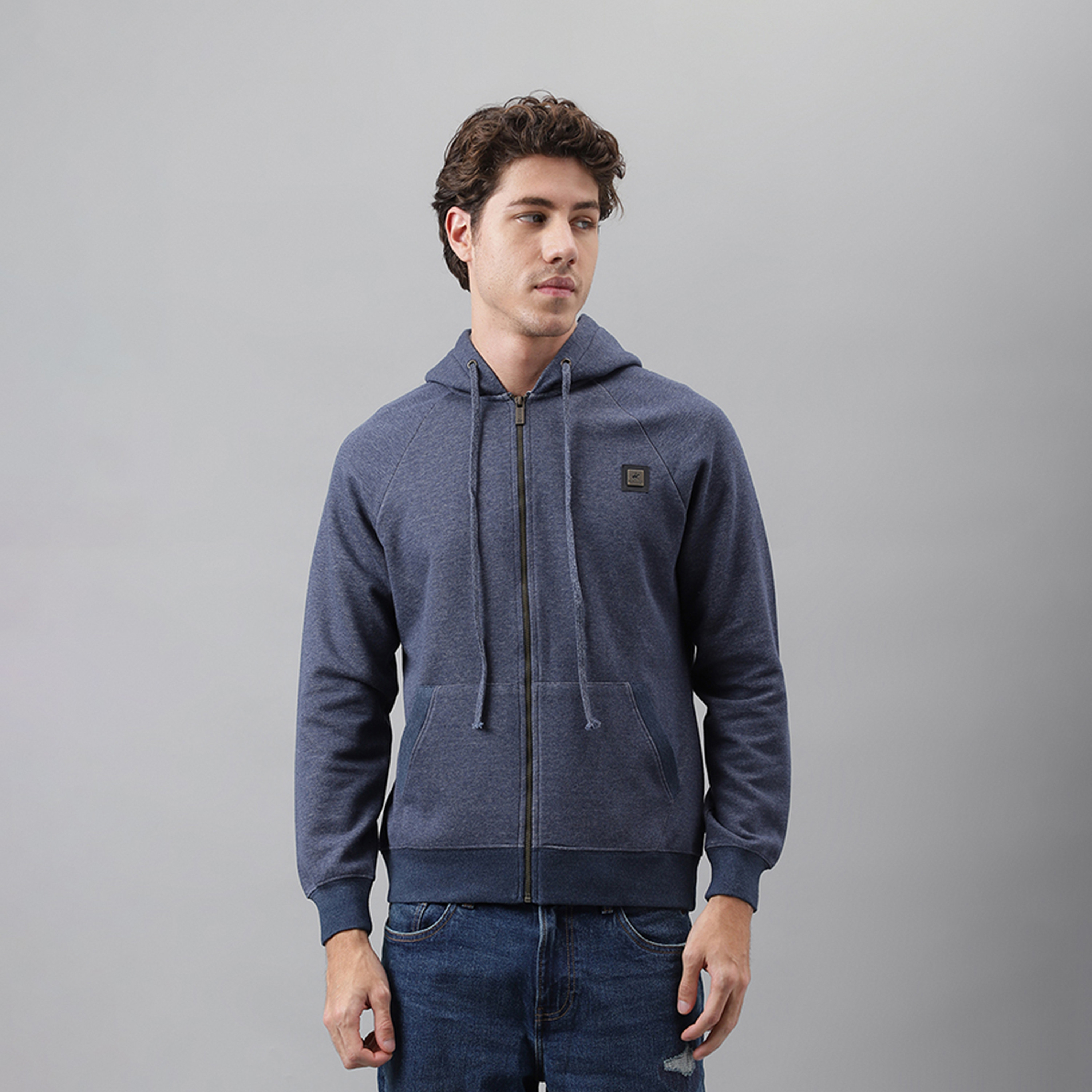 Beverly Hills Polo Club Men's Zip-Through Hoodie-men-clothing-hoodiesandsweatshirts-image-1