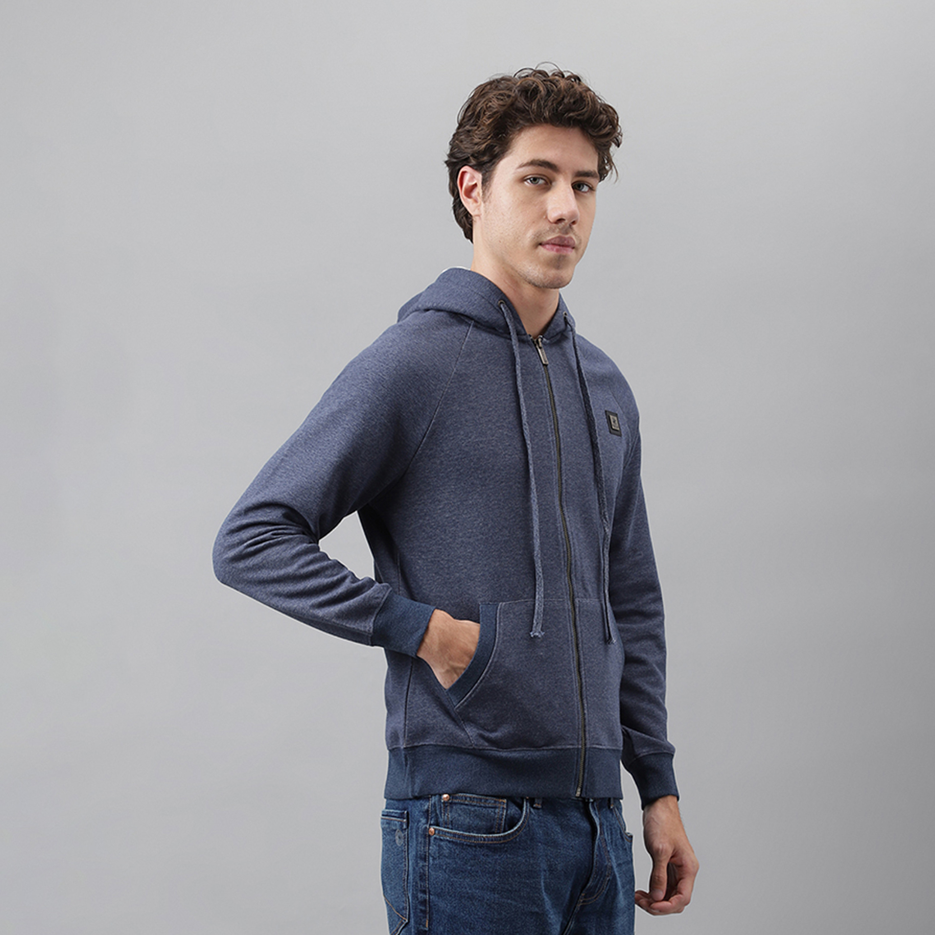 Beverly Hills Polo Club Men's Zip-Through Hoodie-men-clothing-hoodiesandsweatshirts-image-3