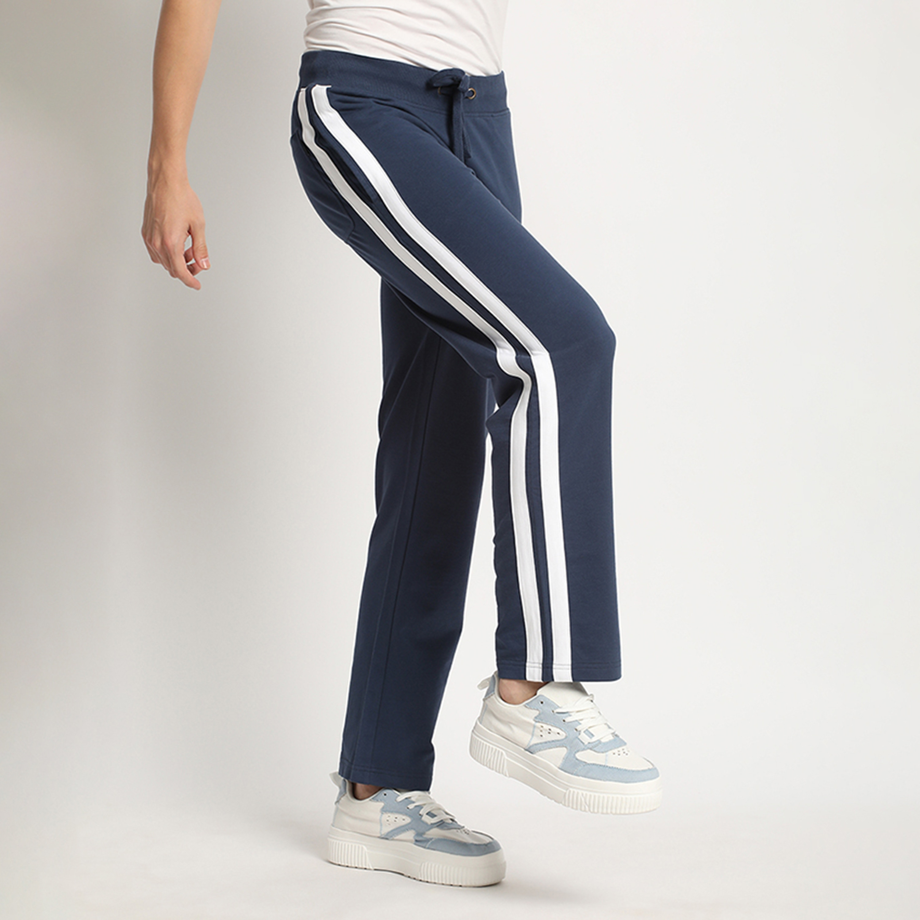 Beverly Hills Polo Club Plain Mid Waist Drawstring Pants with Side Stripes-men-clothing-bottoms-joggers-image-3