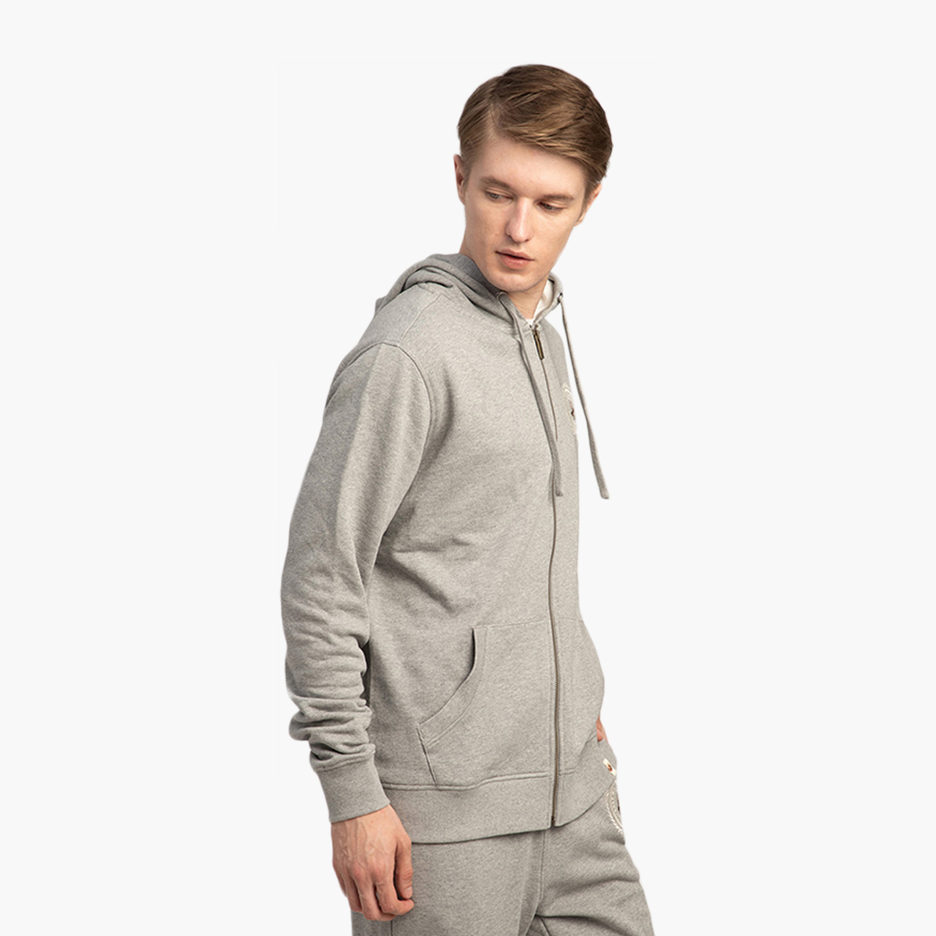 Beverly Hills Polo Club Plain Hooded Neck Long Sleeves Men's Zip Through Sweatshirt-men-winterwear-hoodiesandsweatshirts-image-3