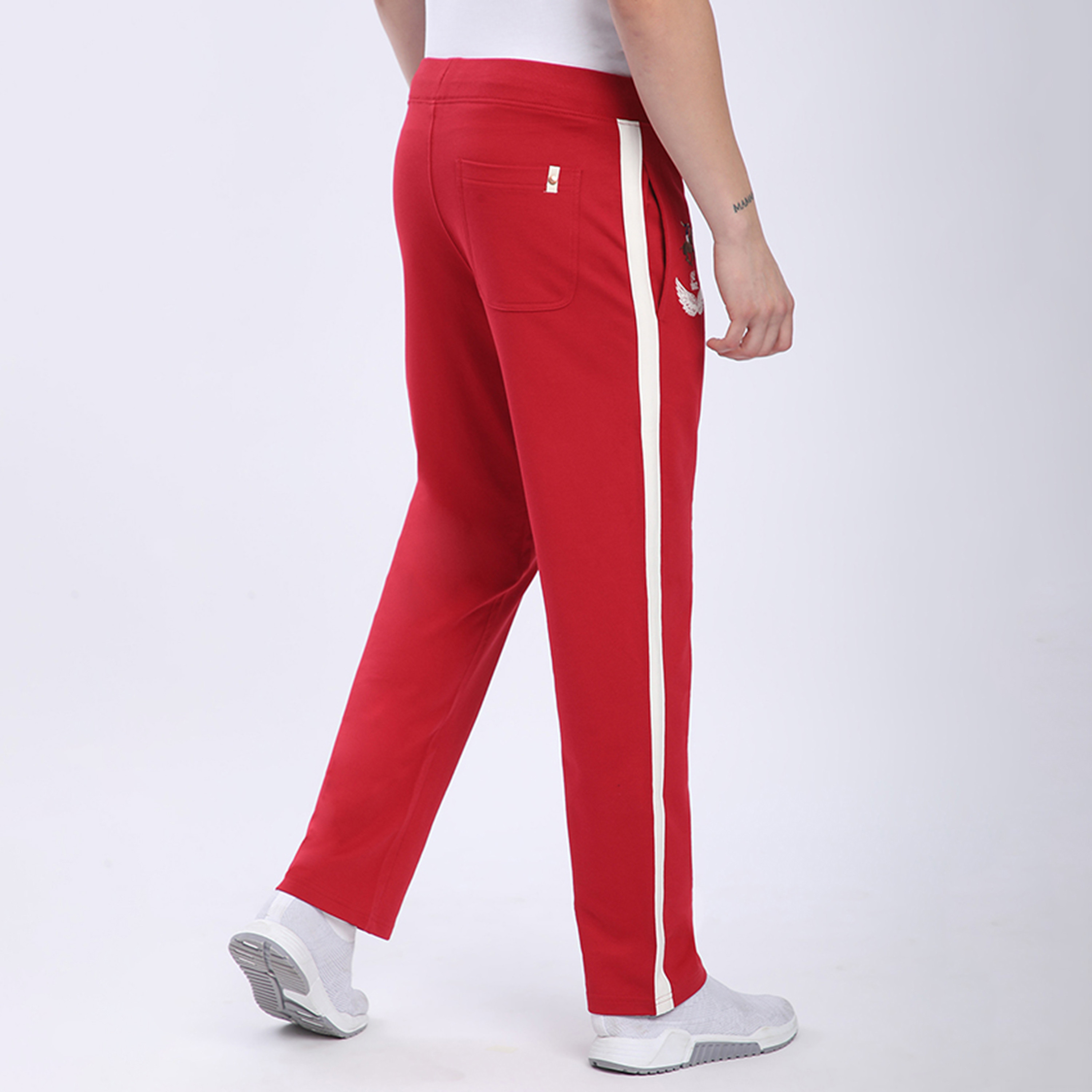 Beverly Hills Polo Club Plain Mid-Rise Drawstring Closure Men's Track Pants-men-clothing-bottoms-joggers-image-4