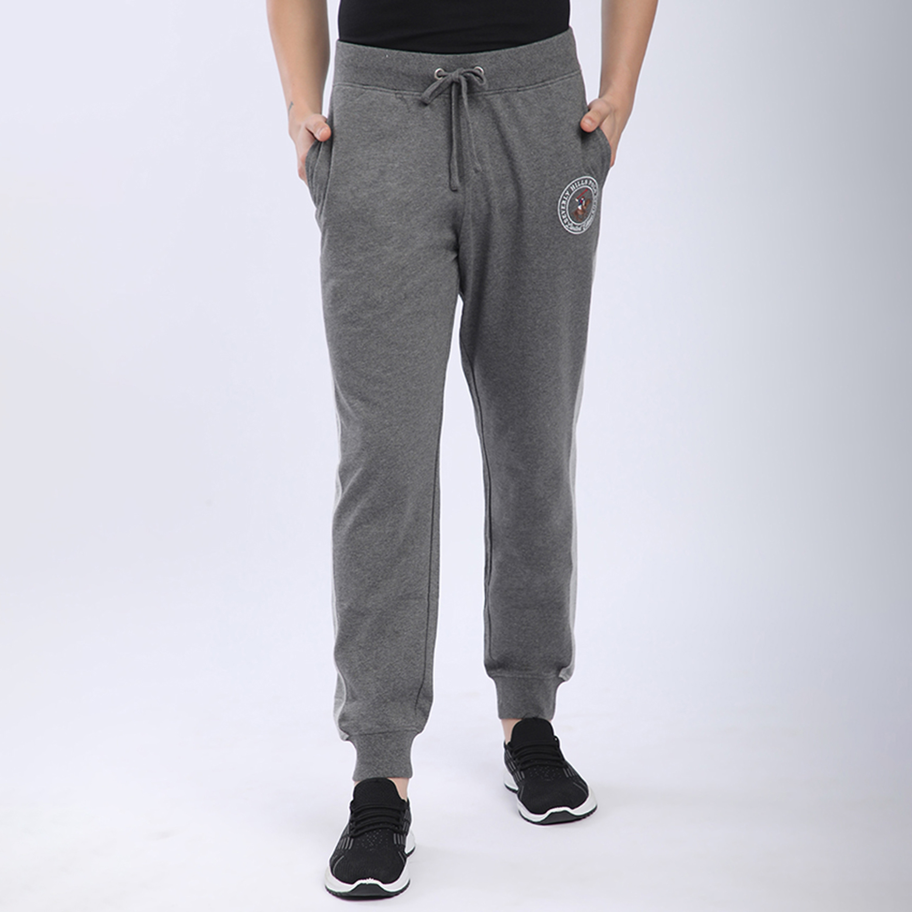 Beverly Hills Polo Club Plain Mid-Rise Drawstring Men's Joggers-PROMO_CP_BHPC_101125-image-1