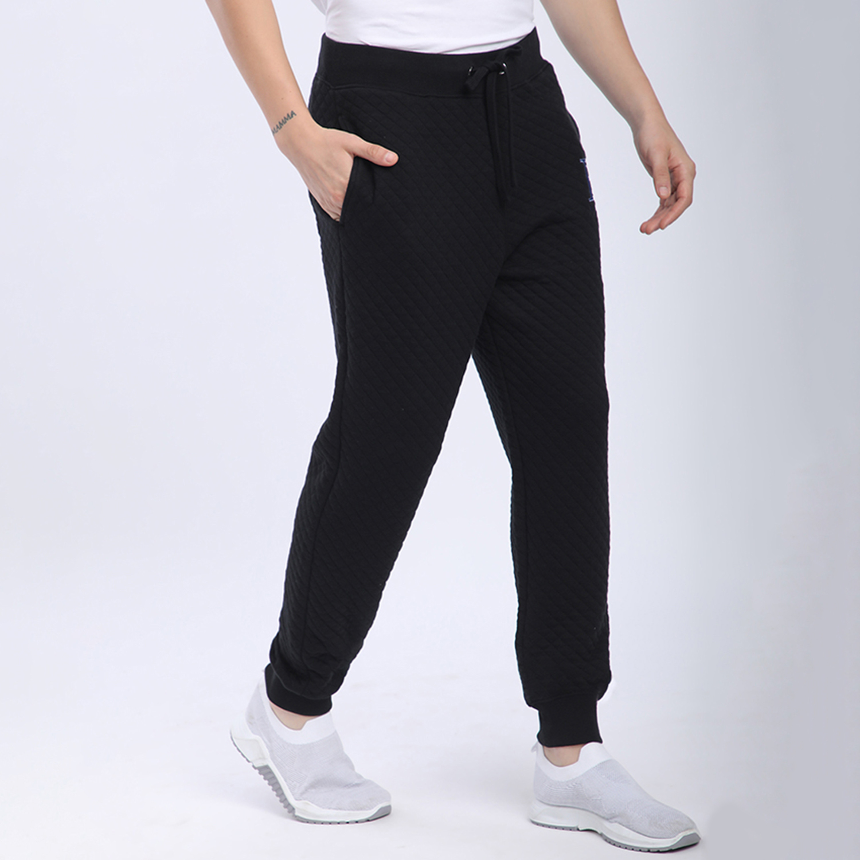 Beverly Hills Polo Club Textured Mid-Rise Drawstring Closure Men's Track Pants-men-clothing-bottoms-joggers-image-3