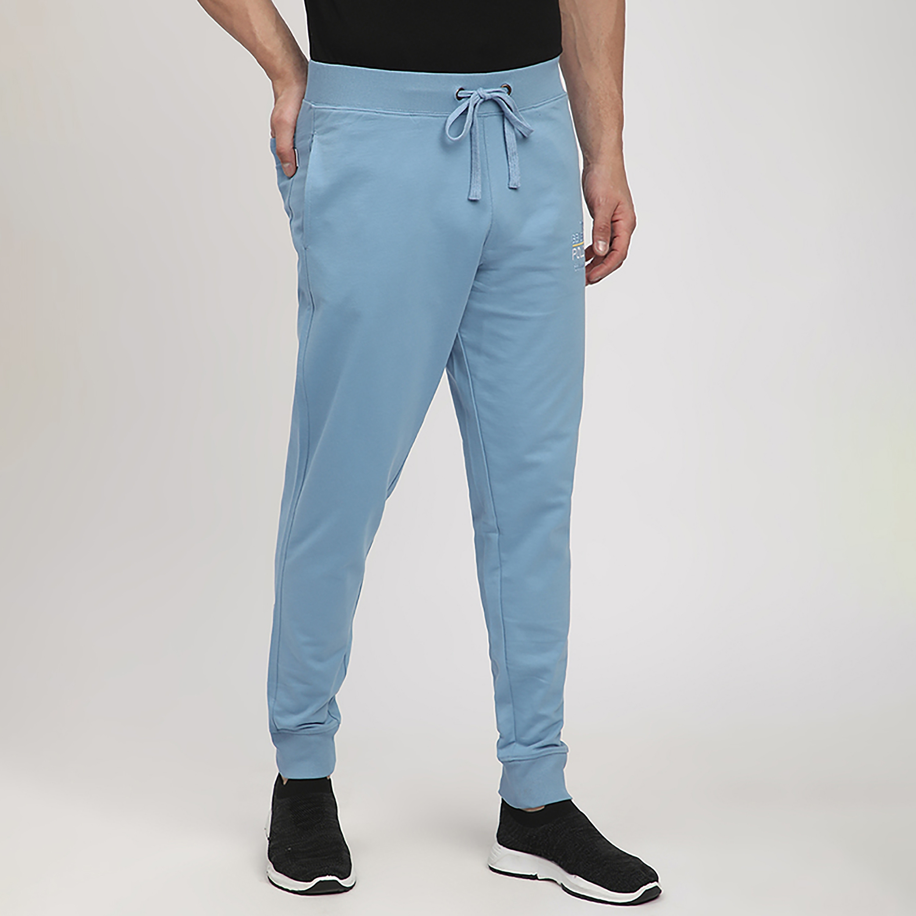 Beverly Hills Polo Club Plain Mid-Rise Drawstring Men's Joggers-men-clothing-bottoms-joggers-image-3