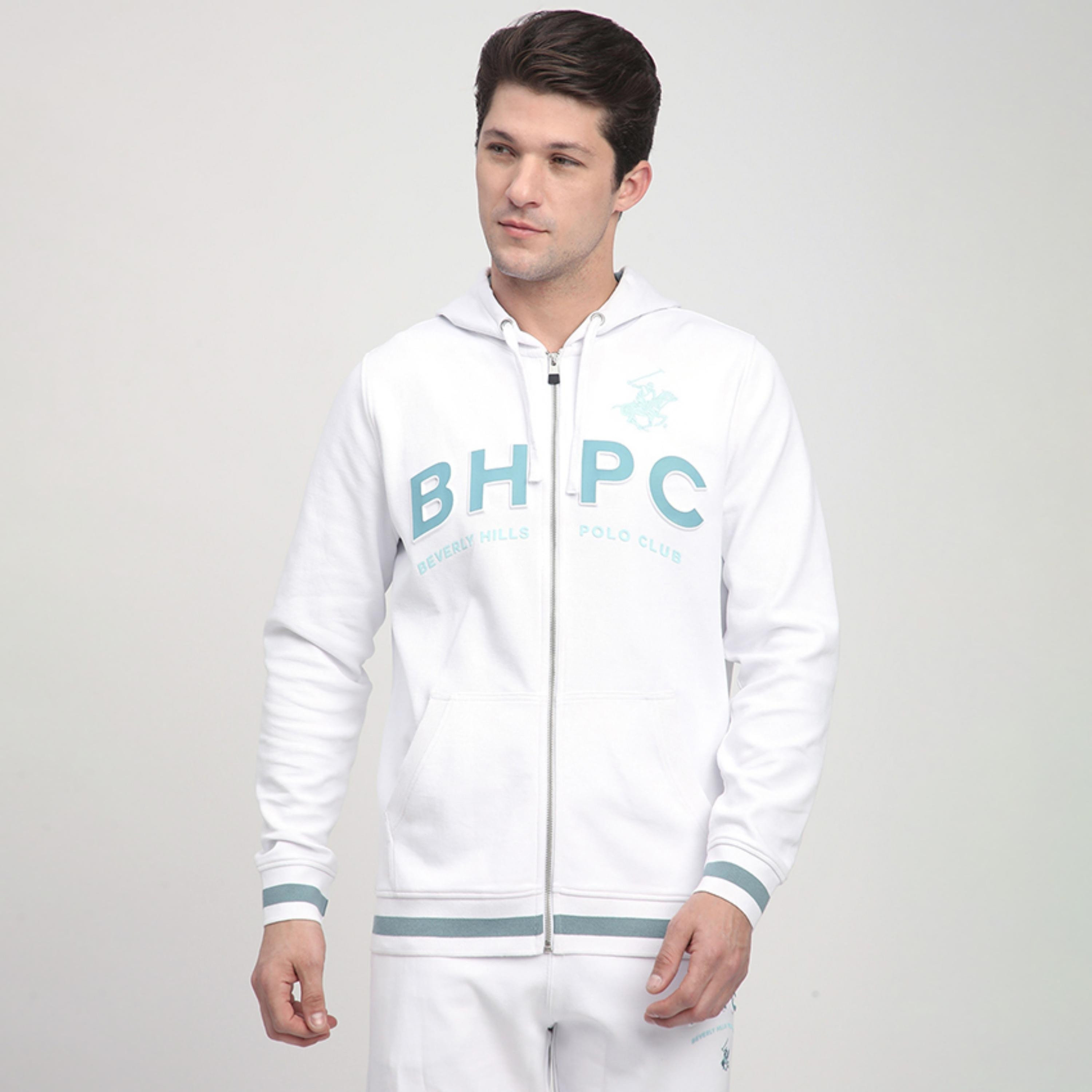 هودي رجالي بأكمام طويلة وسحاب وشعار منقوش من بيفرلي هيلز بولو كلوب-men-winterwear-hoodiesandsweatshirts-image-5