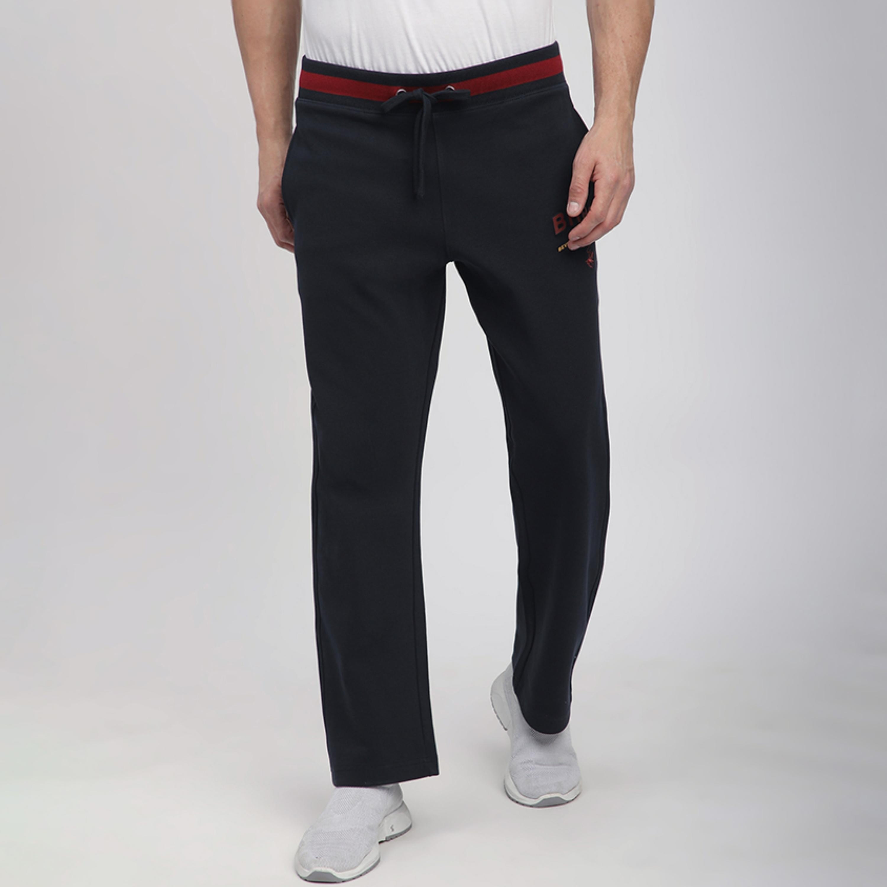 بنطال رياضي رجالي سادة بخصر متوسط ورباط من بيفرلي هيلز بولو كلوب-men-clothing-bottoms-joggers-image-1