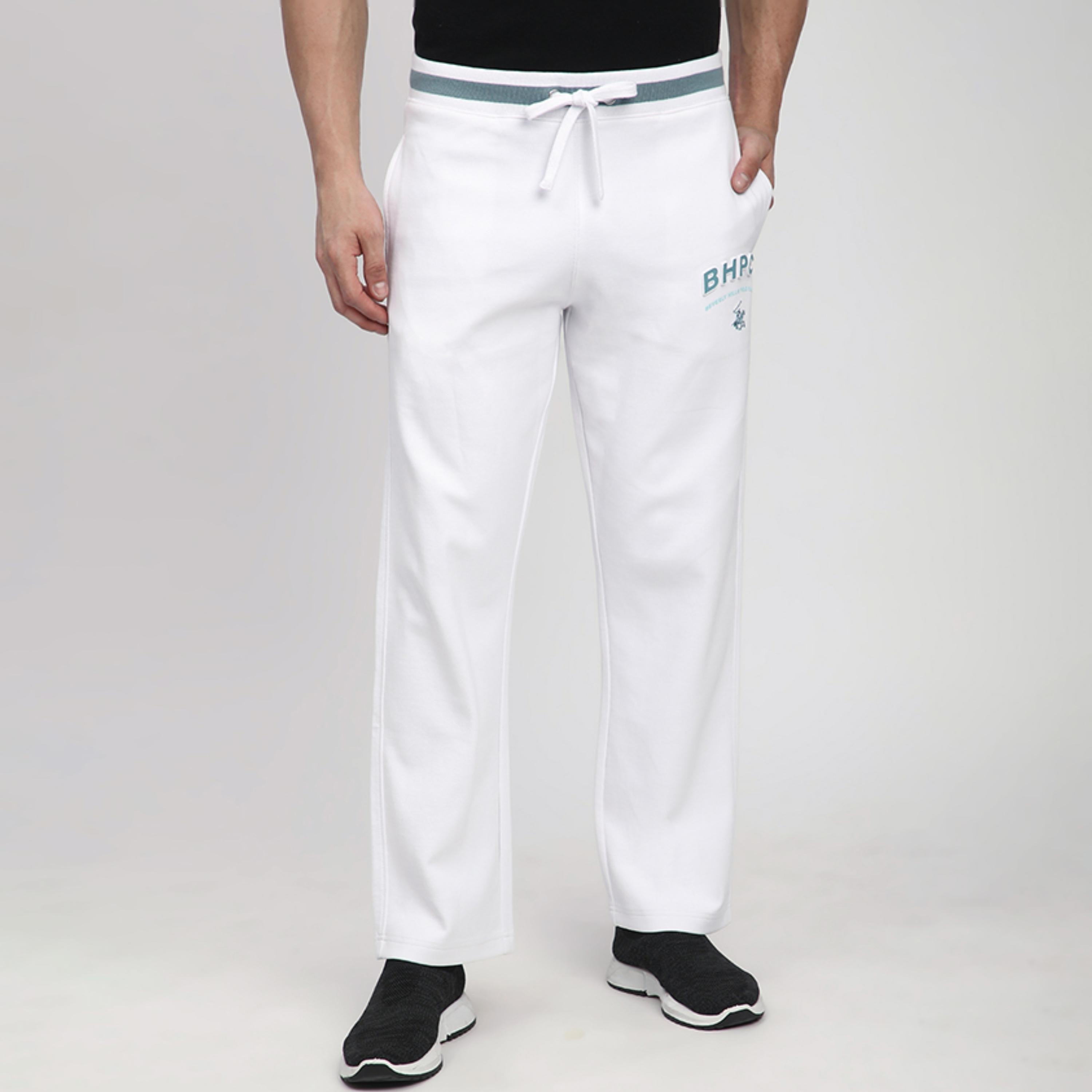 بنطال رياضي رجالي سادة بخصر متوسط ورباط من بيفرلي هيلز بولو كلوب-men-clothing-bottoms-joggers-image-5