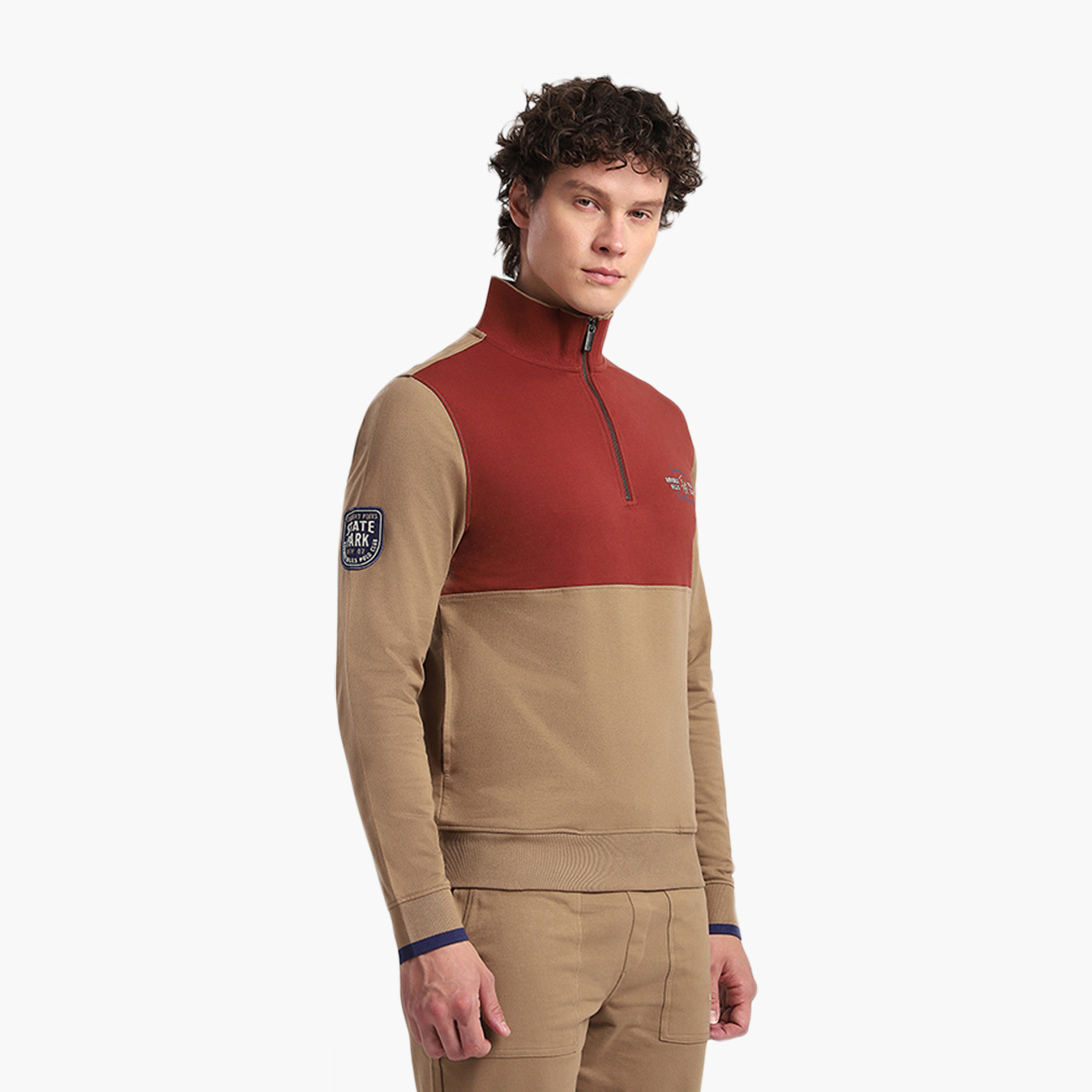 سويت شيرت رجالي بألوان متعددة برقبة عالية وأكمام طويلة بيفرلي هيلز بولو كلوب-men-winterwear-hoodiesandsweatshirts-image-3