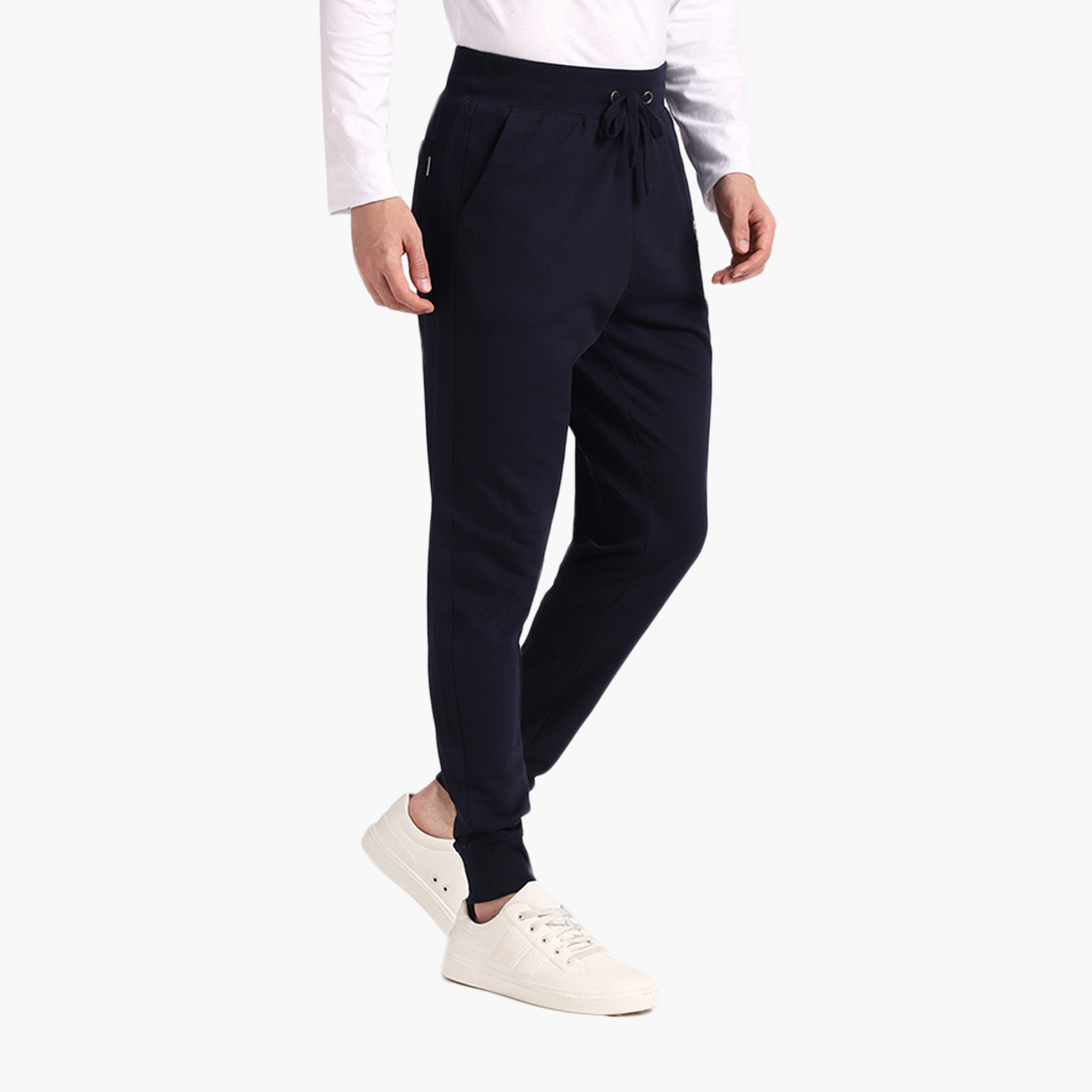 جوغر رجالي سادة بخصر متوسط ​​ورباط من بيفرلي هيلز بولو كلوب-men-clothing-bottoms-joggers-image-3