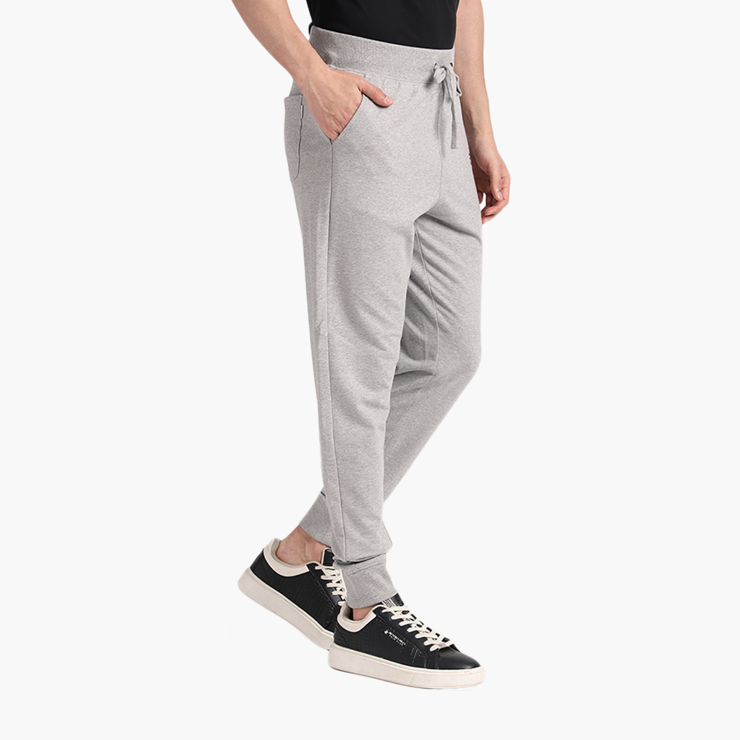 جوغر رجالي سادة بخصر متوسط ​​ورباط من بيفرلي هيلز بولو كلوب-men-clothing-bottoms-joggers-image-7